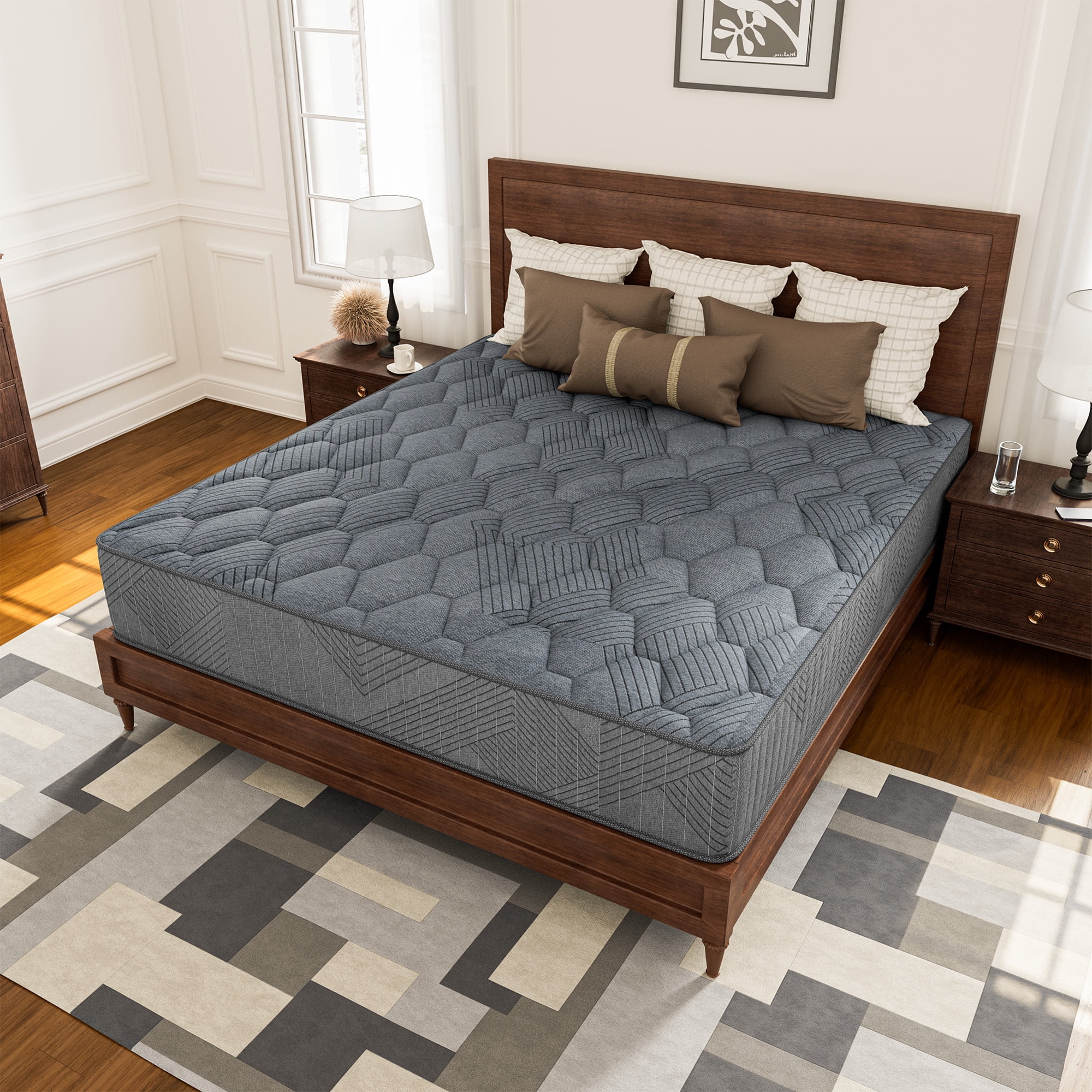 Babo Care Queen Hybrid Mattress, 12 inch Cooling-Gel Memory Foam and Individually Pocket Innerspring Mattress, CertiPUR-US Certified,Queen Size Mattress - Image 5