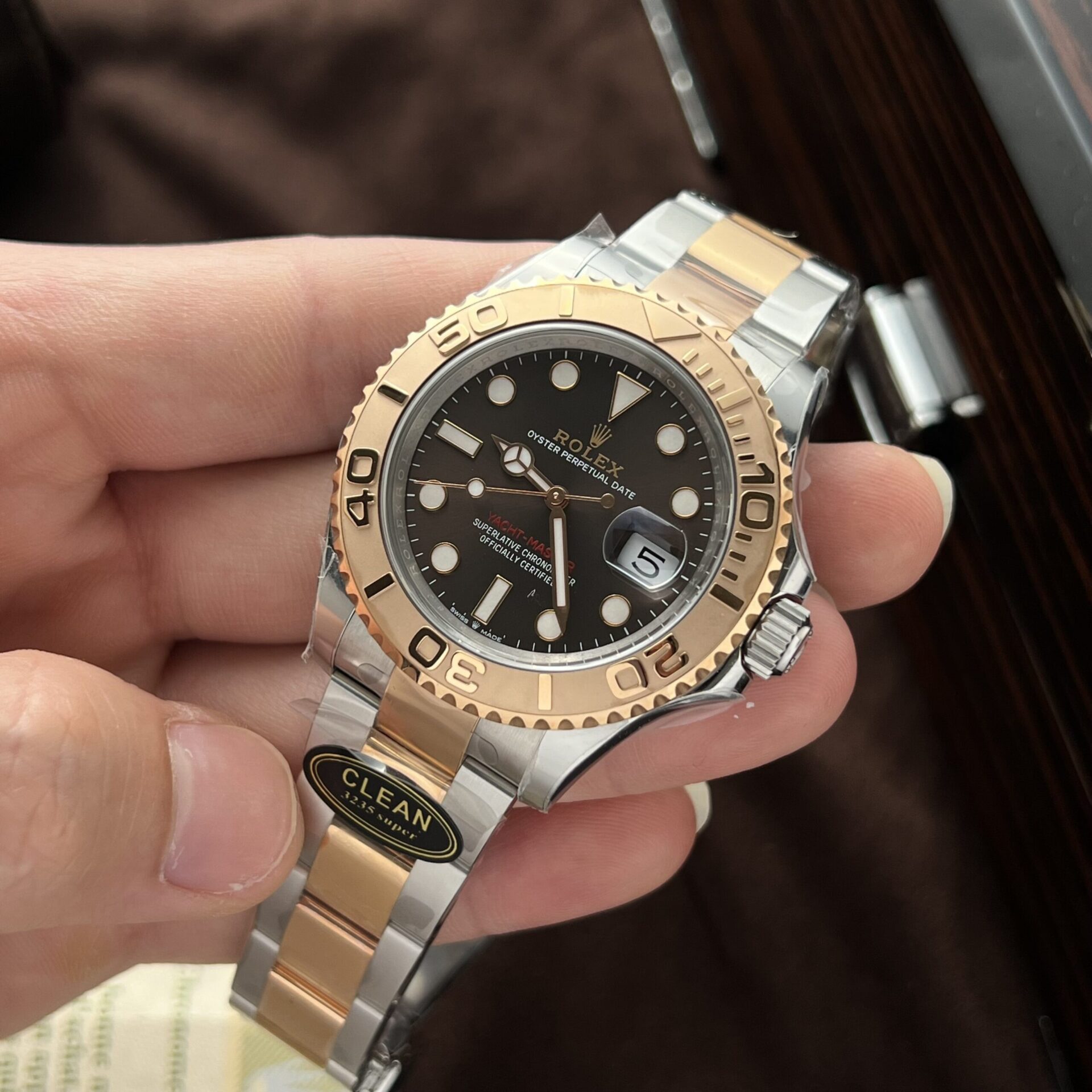 Rolex Yacht-Master 126621 Replica Watch Dial Chocolate Clean Factory 40mm - Top club