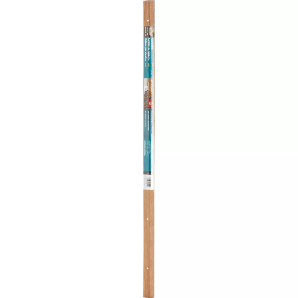 M-D Building Products 1-3/8 In. X 36 In. Oak Aluminum Metal Decor Carpet Trim with Screw Nails