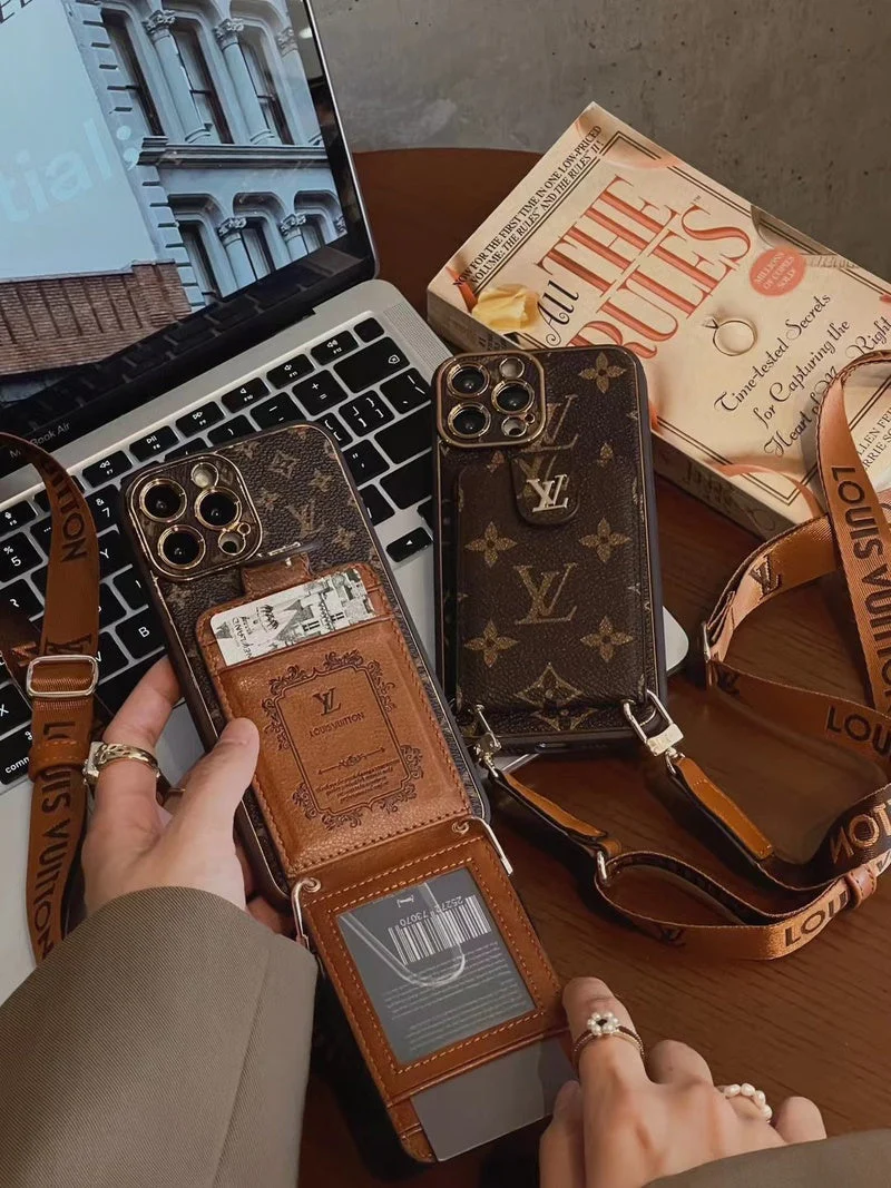 Advanced leather iPhone Case With Card Wallet And Strap - Wholesale & Influencer