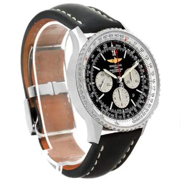 Breitling Navitimer 01 46mm Black Dial Replica - Elite Watch Atelier