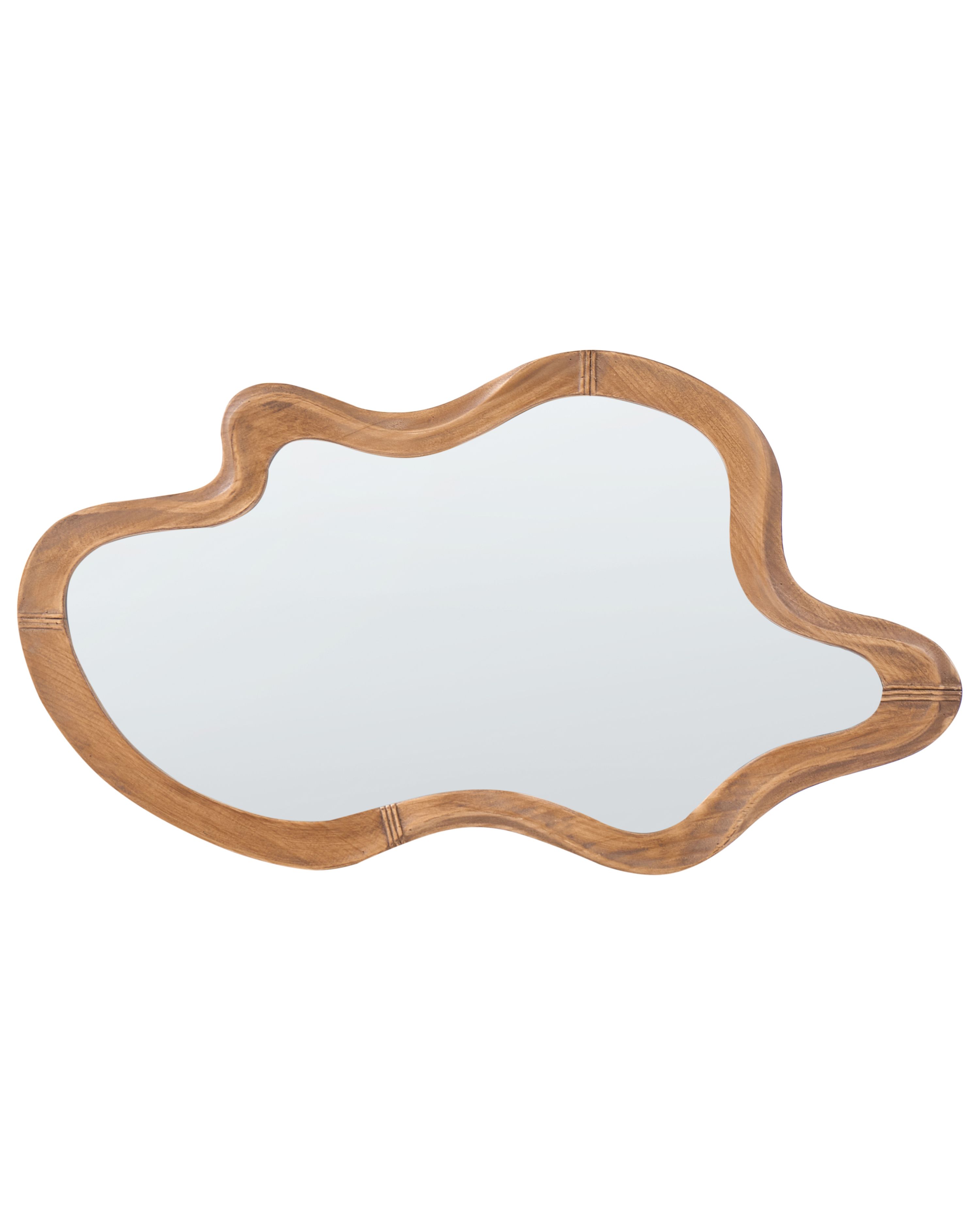 Wall Mirror DREVANT 89 cm 52 cm Fir Wood Natural