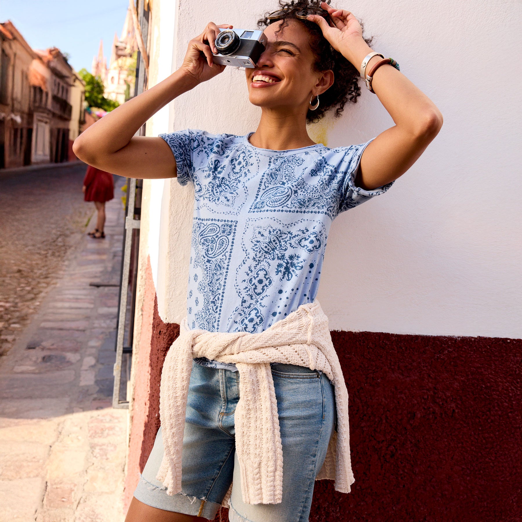 Miranda Bandana Tee - Sundance Clothing