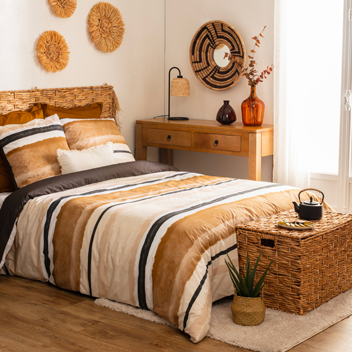 Bed linen set "Hana" Cotton, 260x240 cm