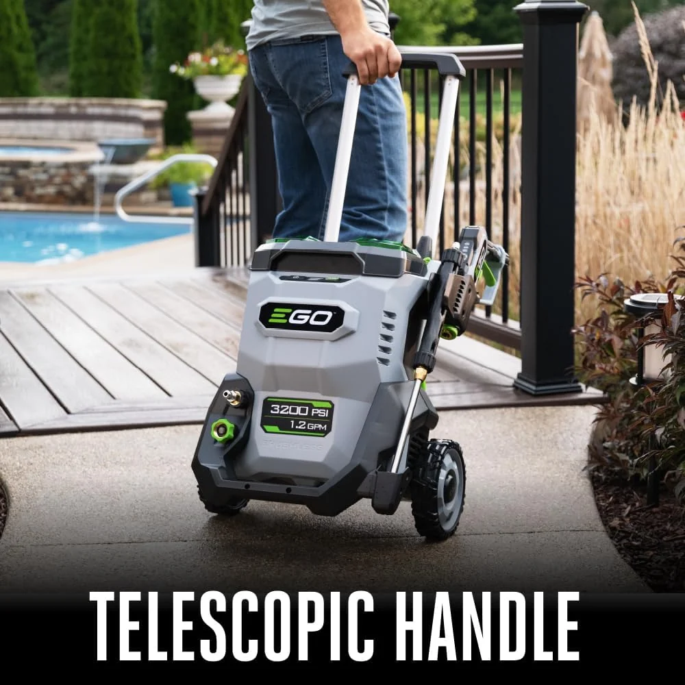 EGO Power+ Electric Pressure Washer 3200 PSI, Battery And Charger Not Included - HPW3200 - Image 9 EGO Power+ Electric Pressure Washer 3200 PSI, Battery And Charger Not Included - HPW3200 - Image 9