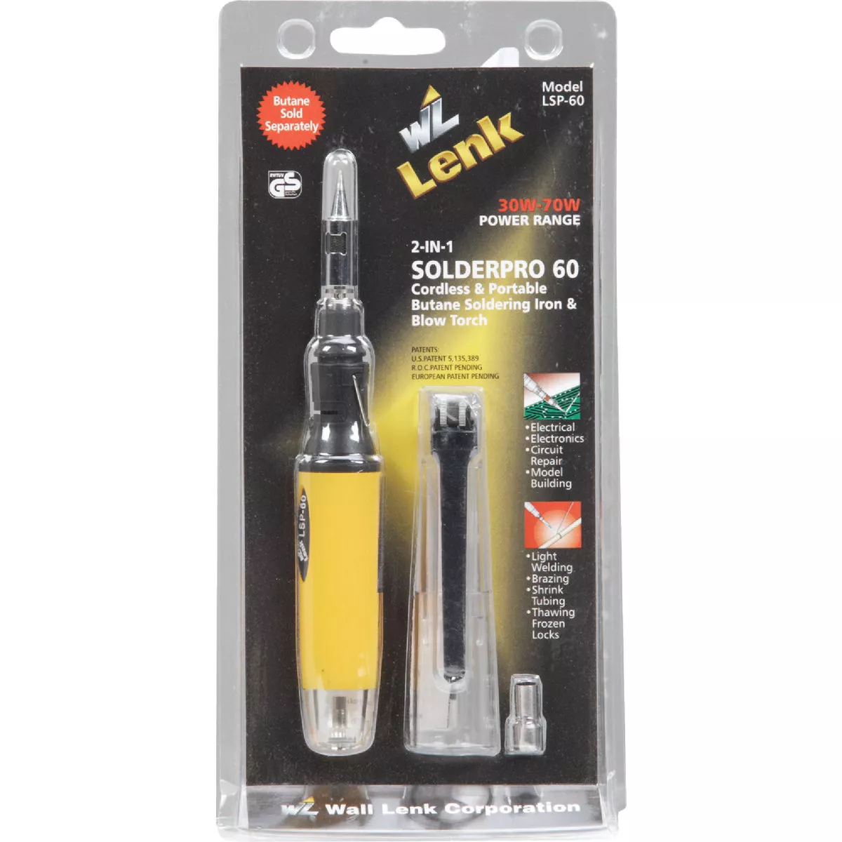 Wall Lenk 30 to 70W Butane Soldering Iron