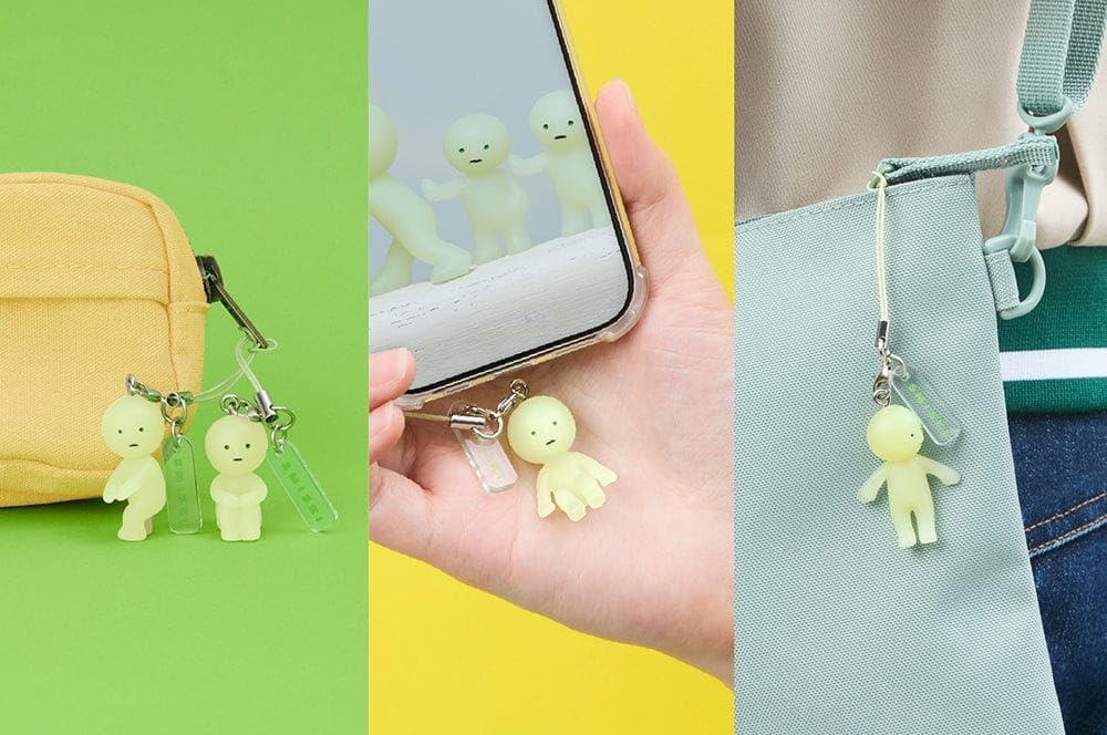 Smiski Strap Accessory Glow in The Dark Charm AccessoryAssorted Sealed Blind Box