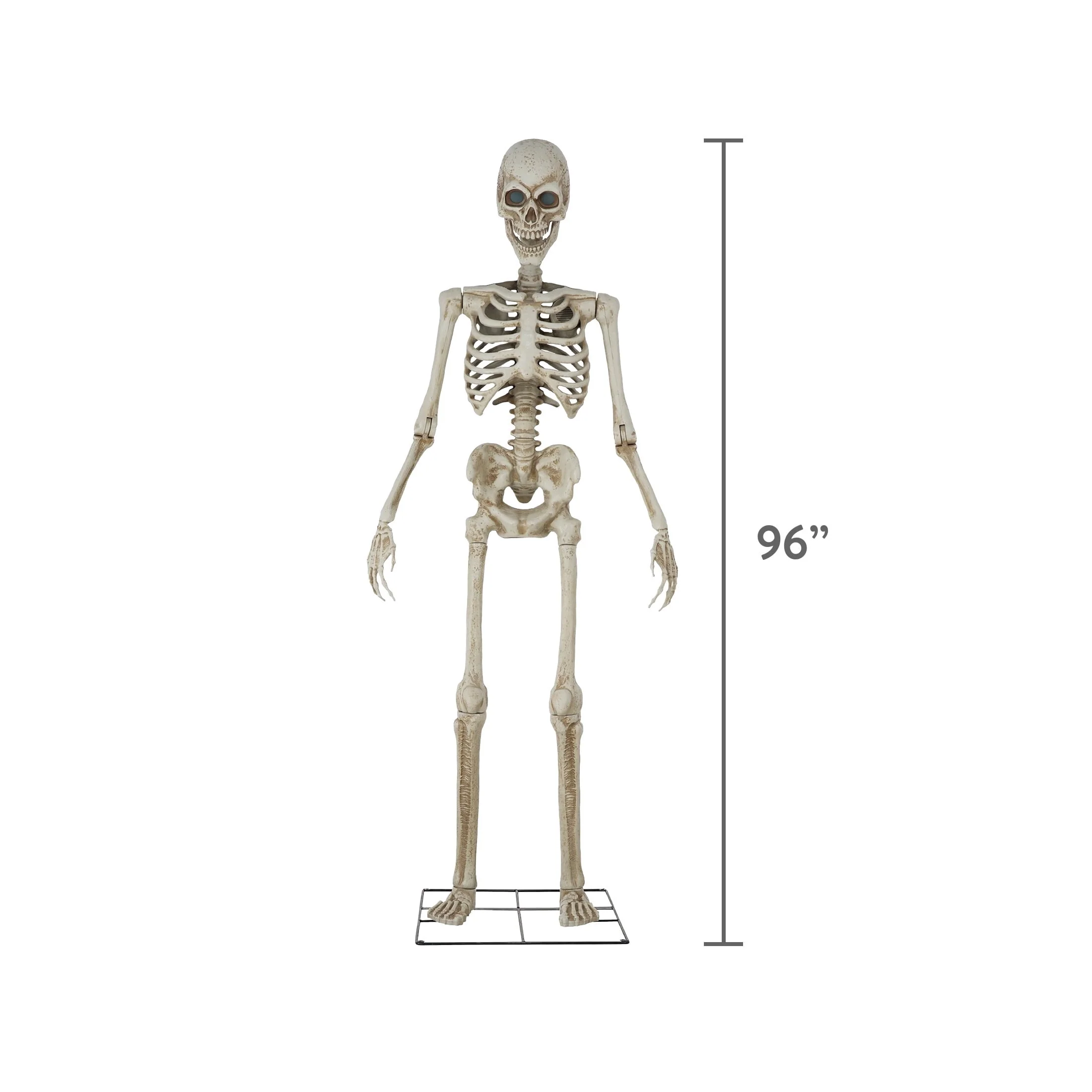 Way To Celebrate 8-Foot Animated Skeleton Plastic Outdoor Halloween Decor - Image 6 Way To Celebrate 8-Foot Animated Skeleton Plastic Outdoor Halloween Decor - Image 6