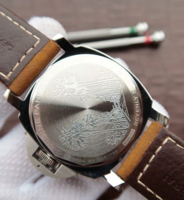 Replica Panerai PAM416 Beverly Hills Brown Asso Strap A6497 - Top club