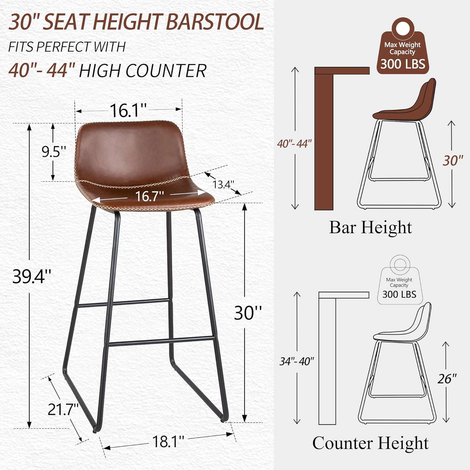 HeuGah Bar Stools, 30