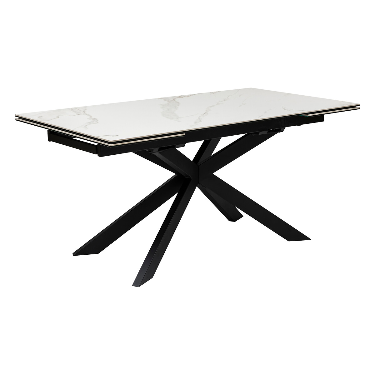 Extendable dining table "Boot" White, 160/240x90x76 cm