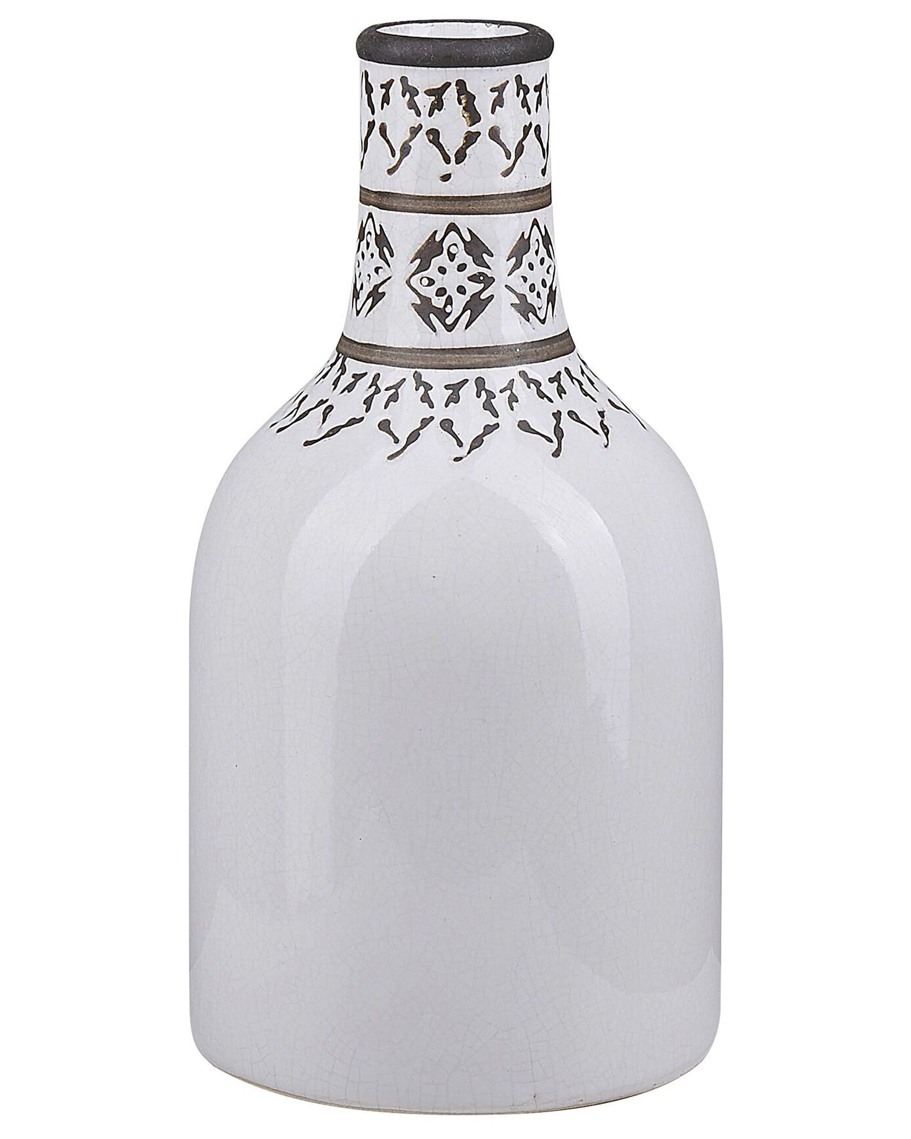 Flower Vase ANKON Stoneware 25 cm White