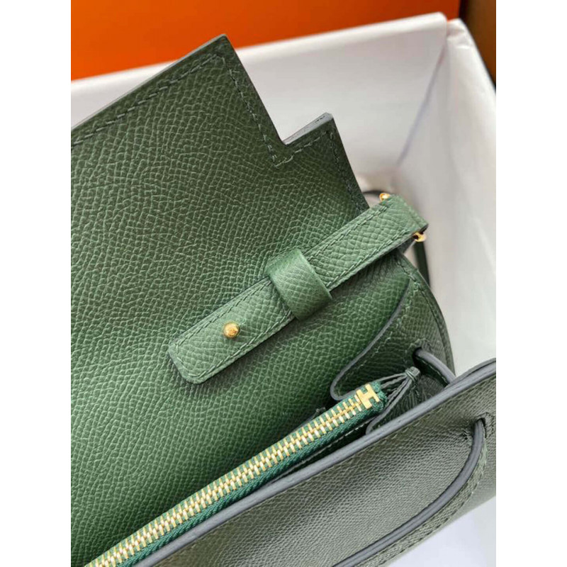Replica Hermes Kelly Wallet To Go Woc 499041 Army Green1:1High-quality replica