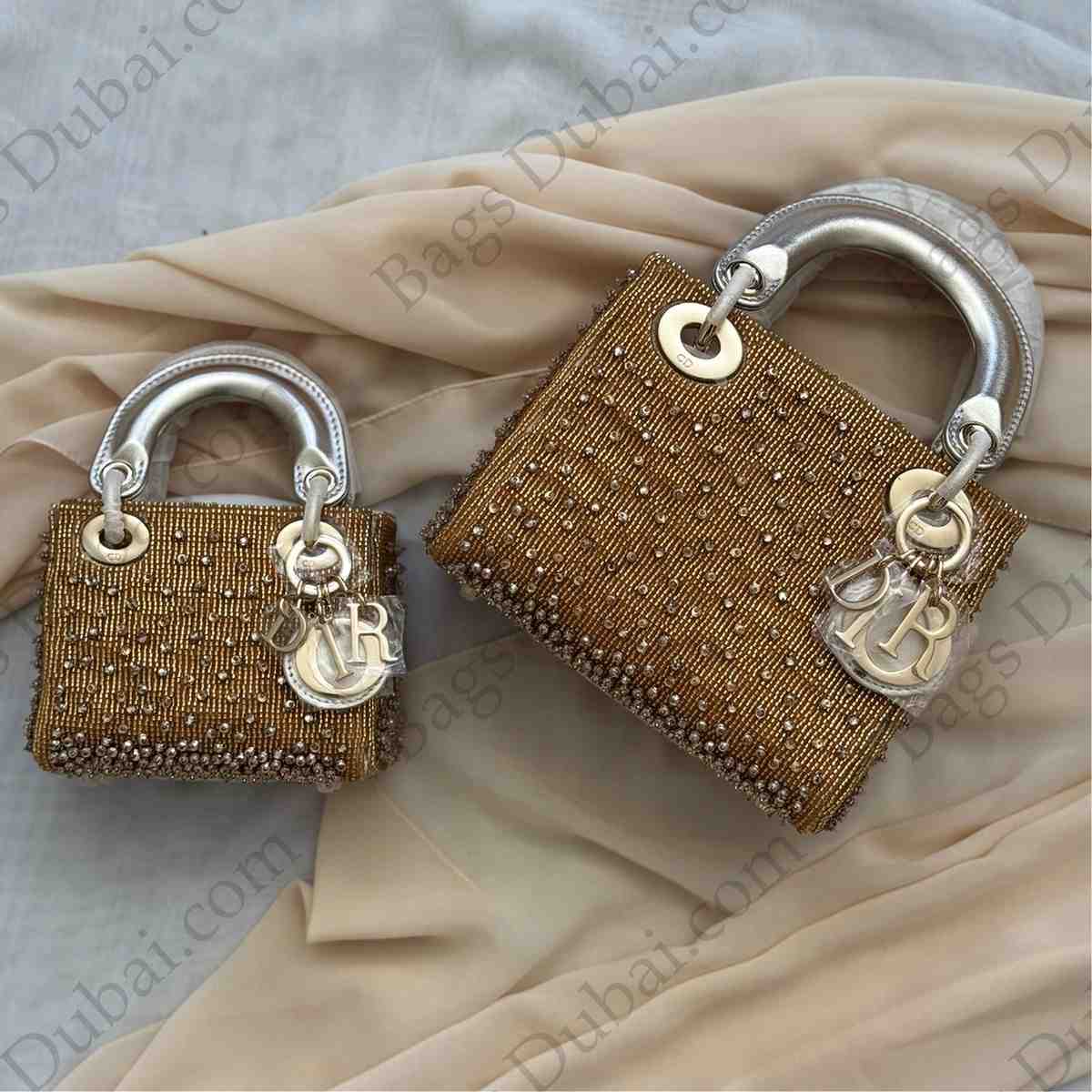 Dior Lady Dior Crystal Embellished Bag