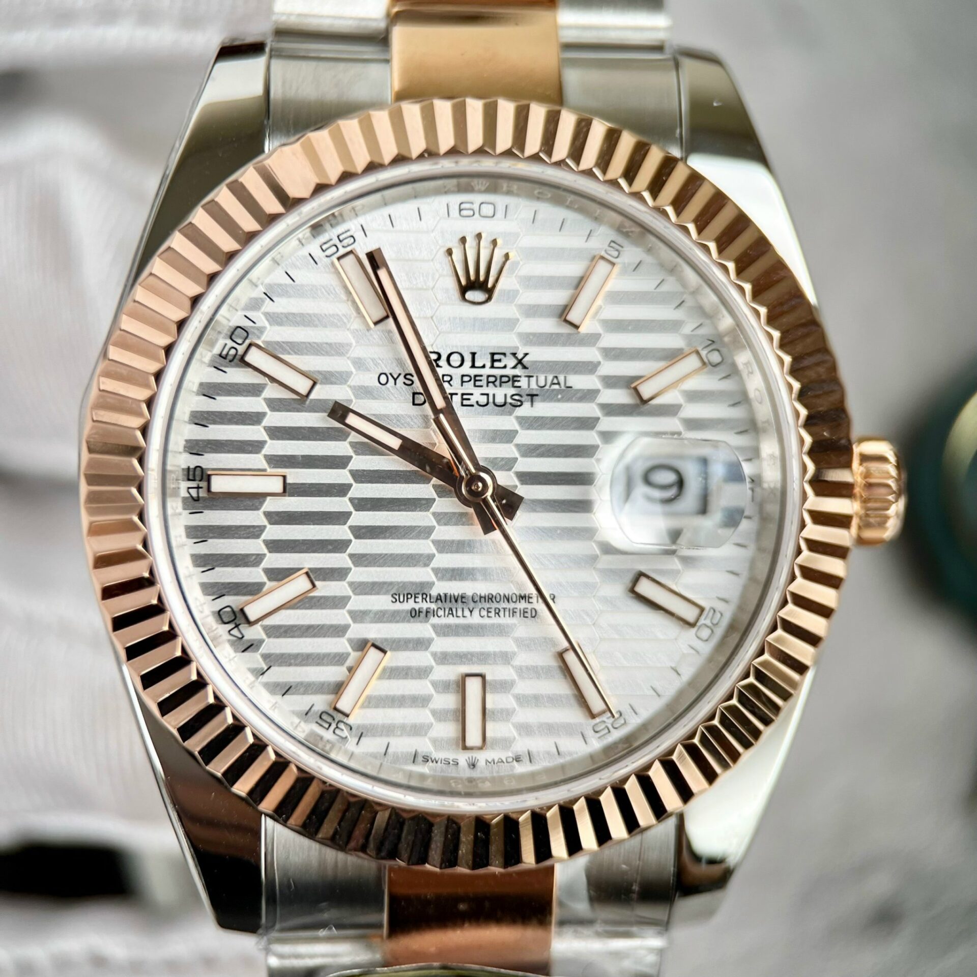 Rolex Datejust 126331 Replica Watch Gold Wrapped Oyster Strap Clean Factory 41mm - Top club