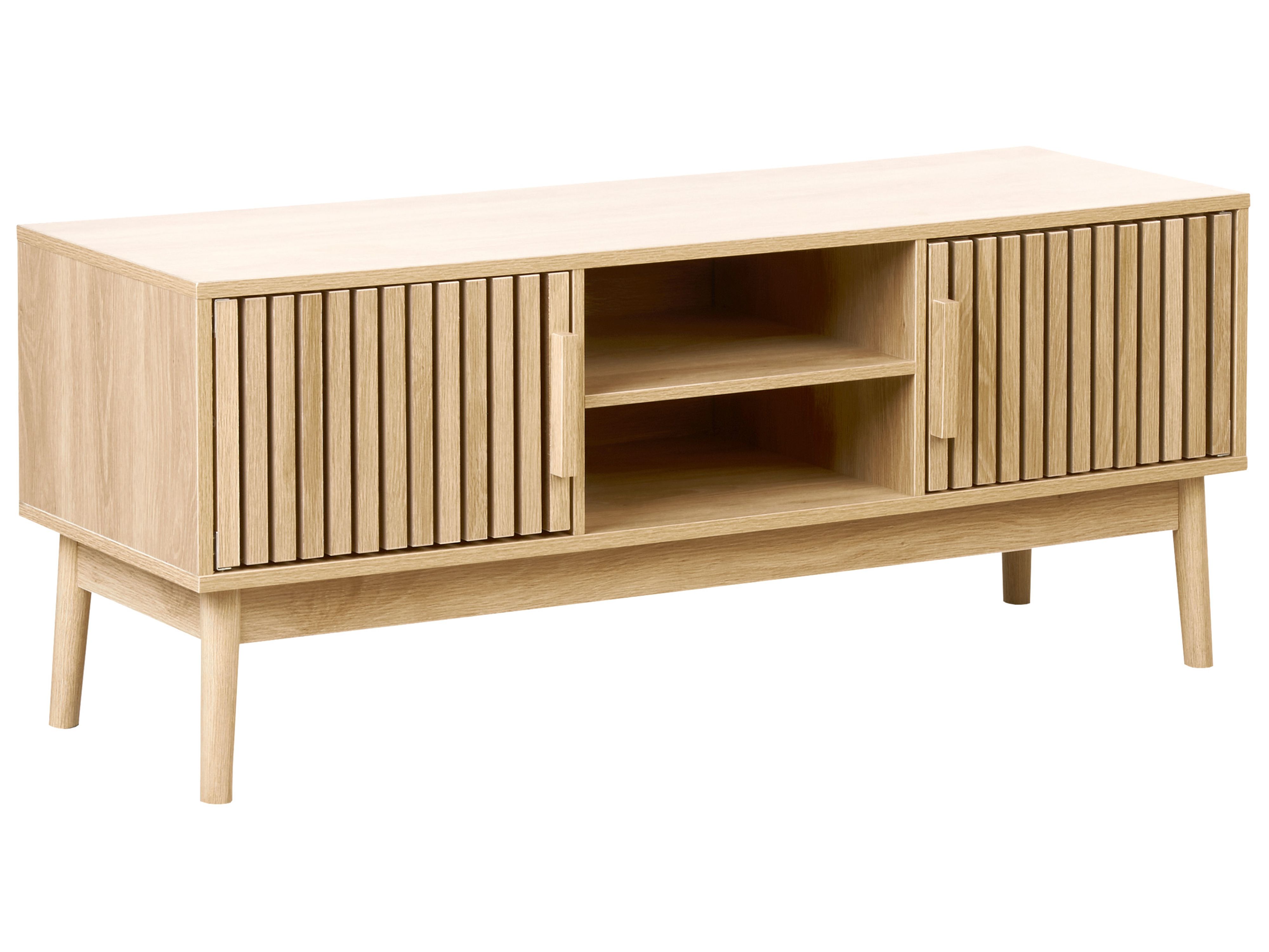TV Stand LYNWOOD Light Brown