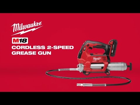 Milwaukee M18 18V Lithium-Ion 2-Speed Cordless Grease Gun Kit