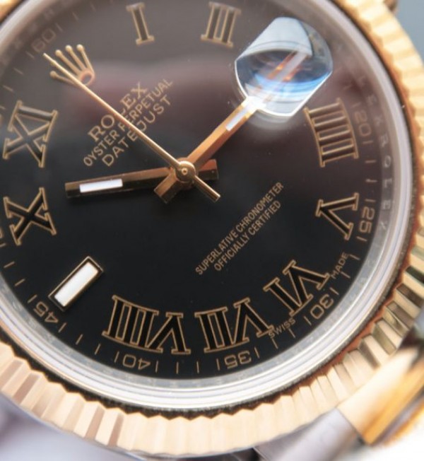 Replica Rolex DateJust II 126333 SS/YG Gray Dial SS/YG Bracelet - Elite Watch Atelier