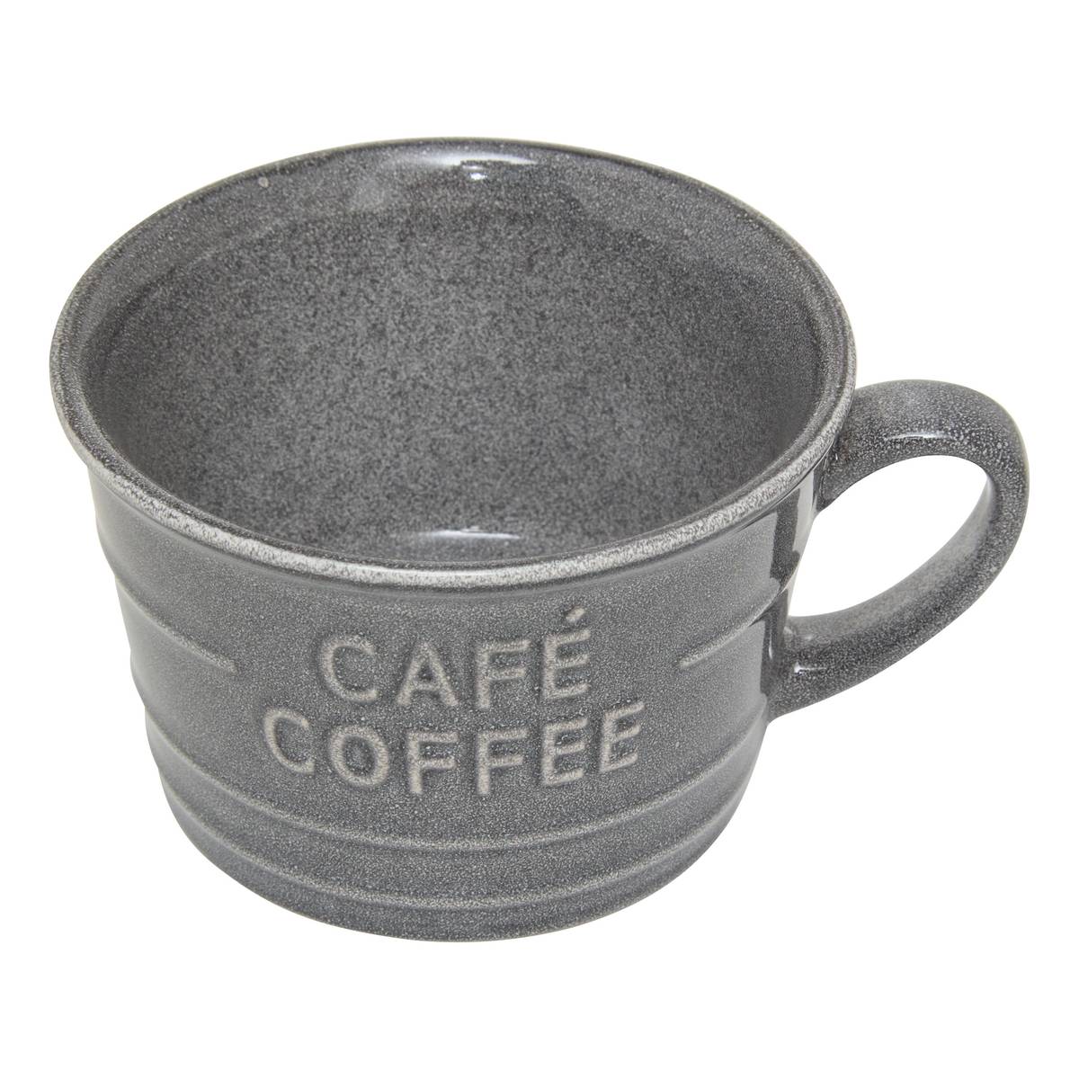 Mug "Cafe" 260 ml, earthenware, Blue Grey