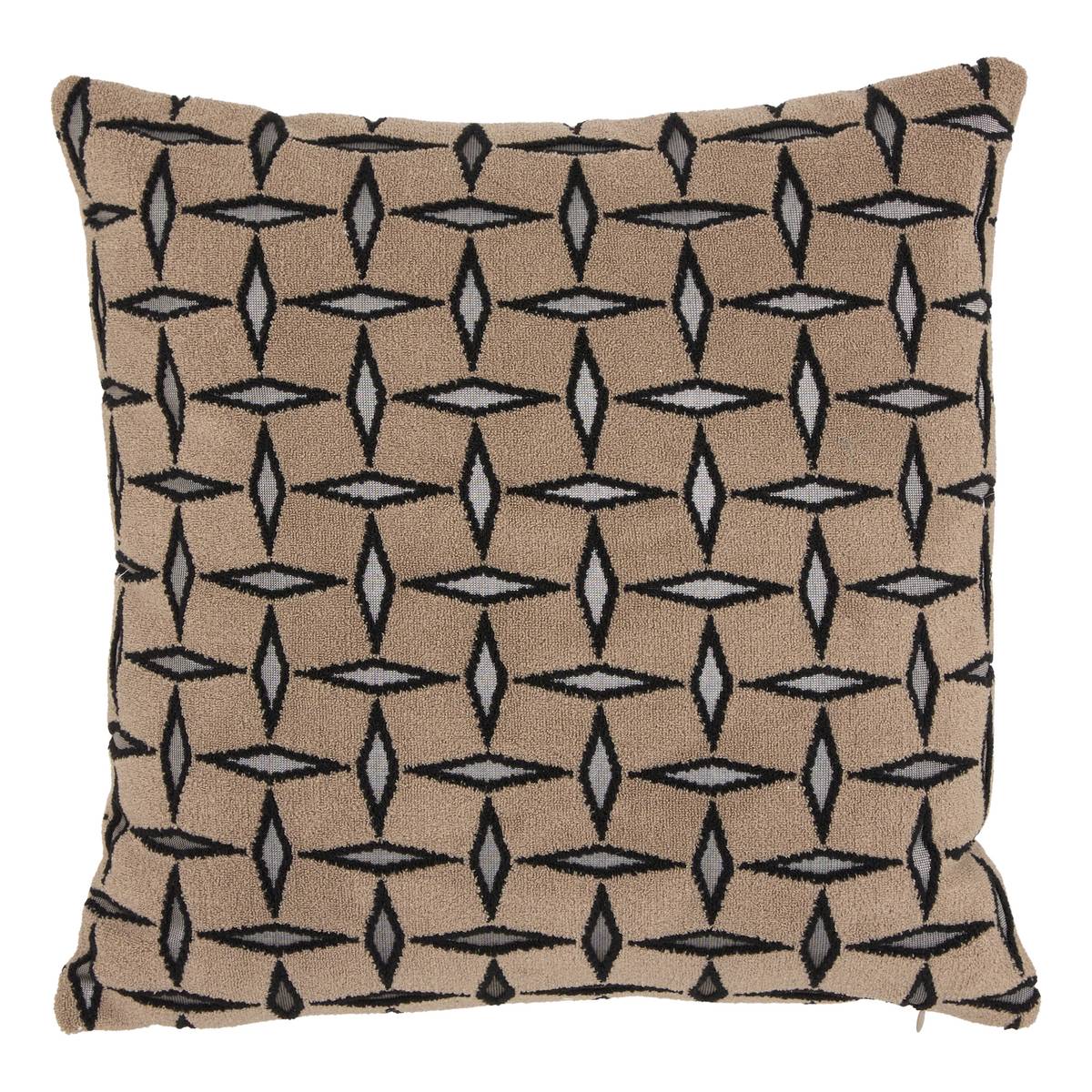 Cushion "Diamond" Brown, 40x40 cm