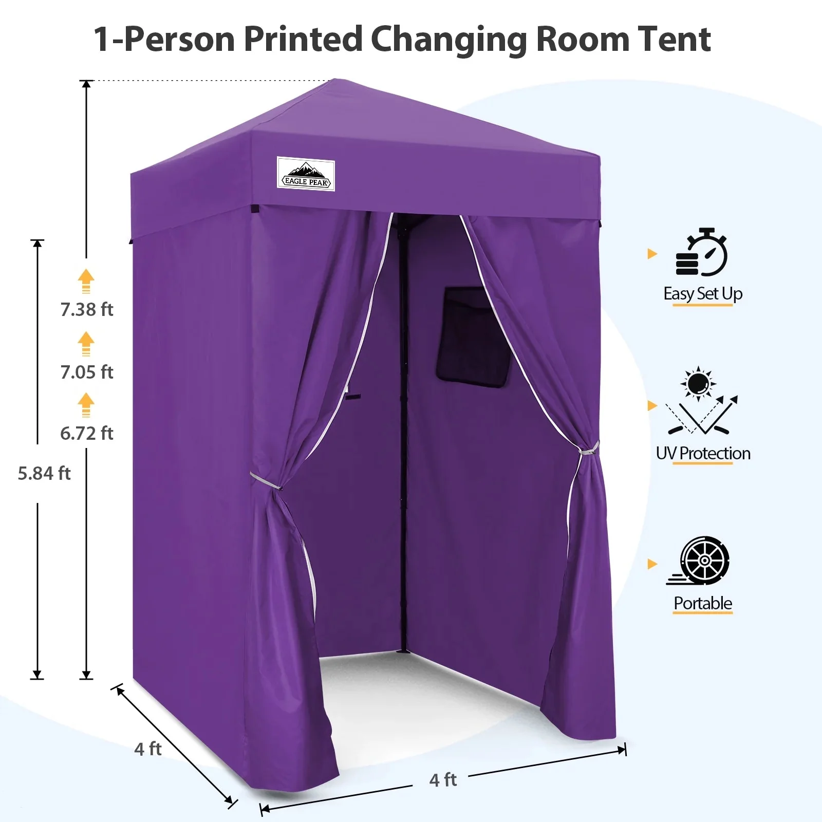 EAGLE PEAK Ultra Compact 4 ft x 4 ft Pop-Up Changing Room Canopy - Flex - Image 93 EAGLE PEAK Ultra Compact 4 ft x 4 ft Pop-Up Changing Room Canopy - Flex - Image 93