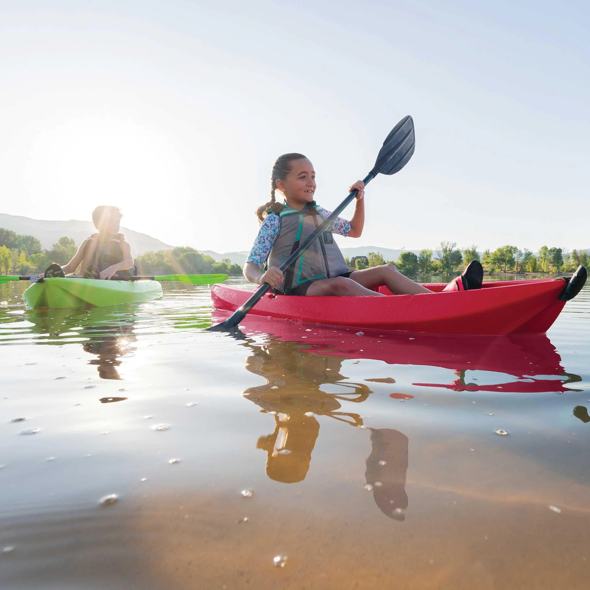 Lifetime Wave 6 ft Youth Kayak, Fire Red (91401) - Image 16