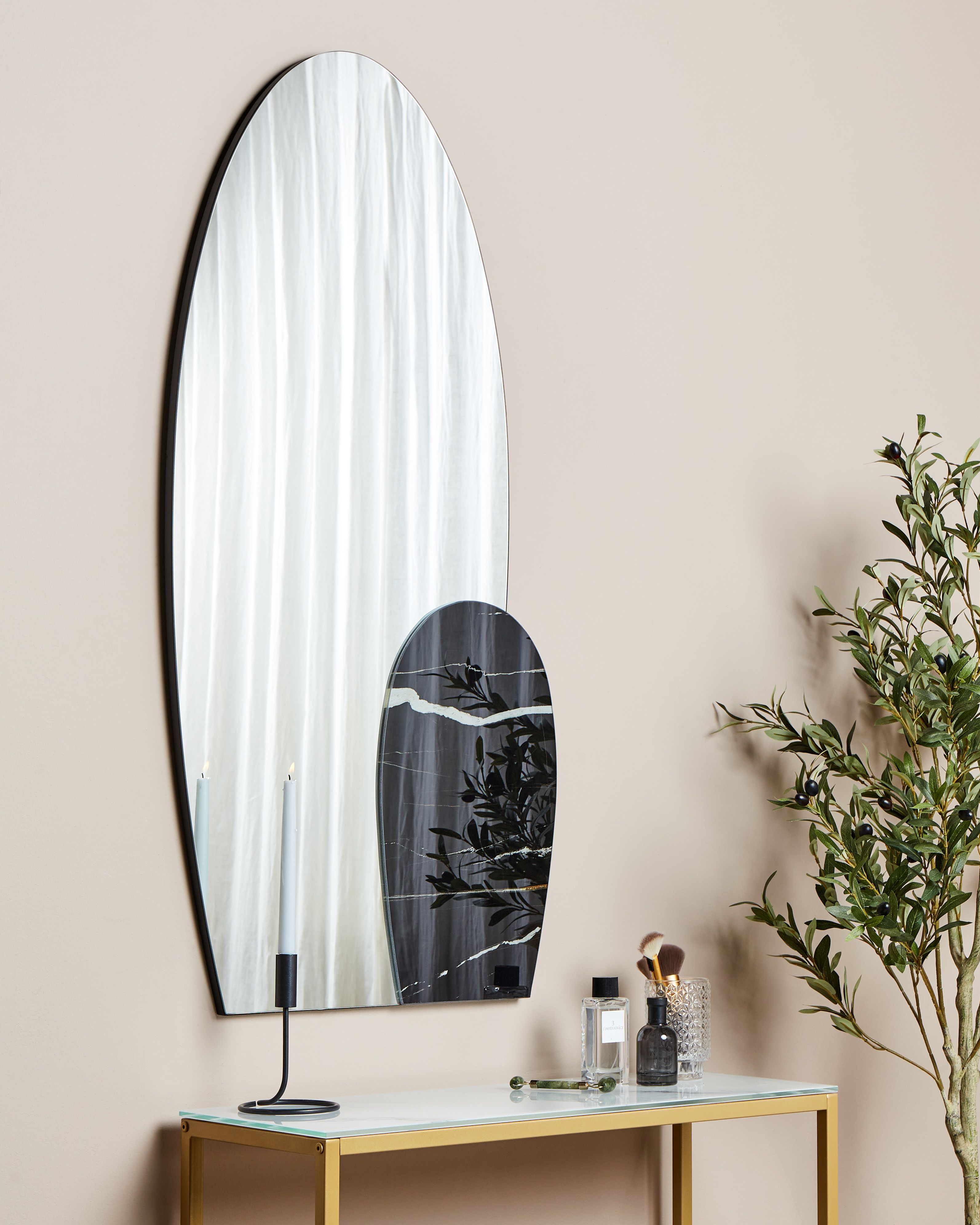Wall Mirror VIERZON 58 cm 120 cm Black