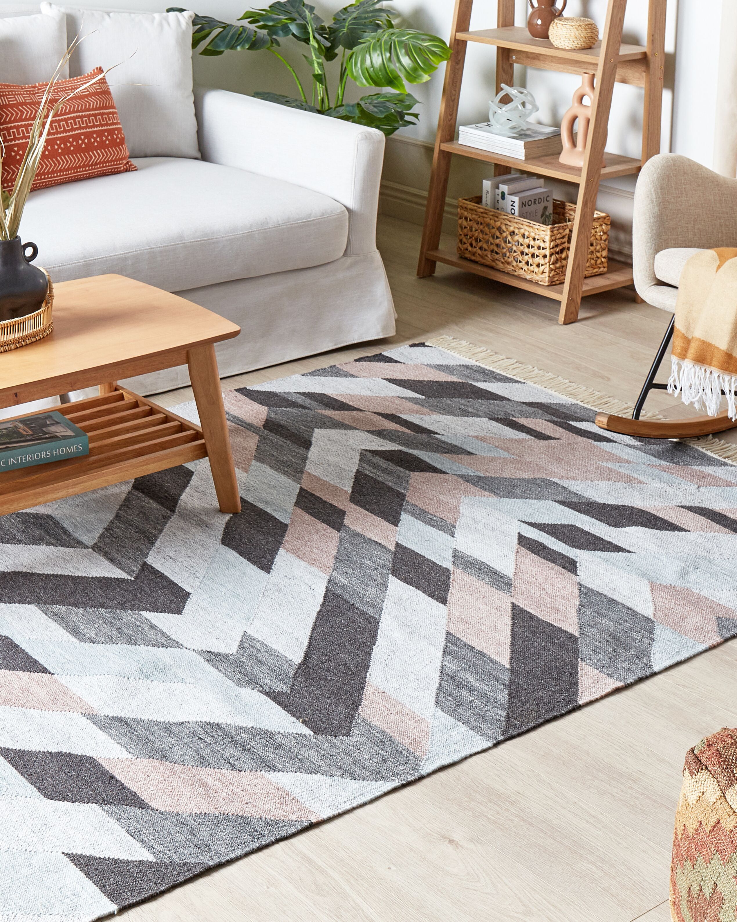 Rug NAKKAS Multicolour 160 x 230 cm Jute