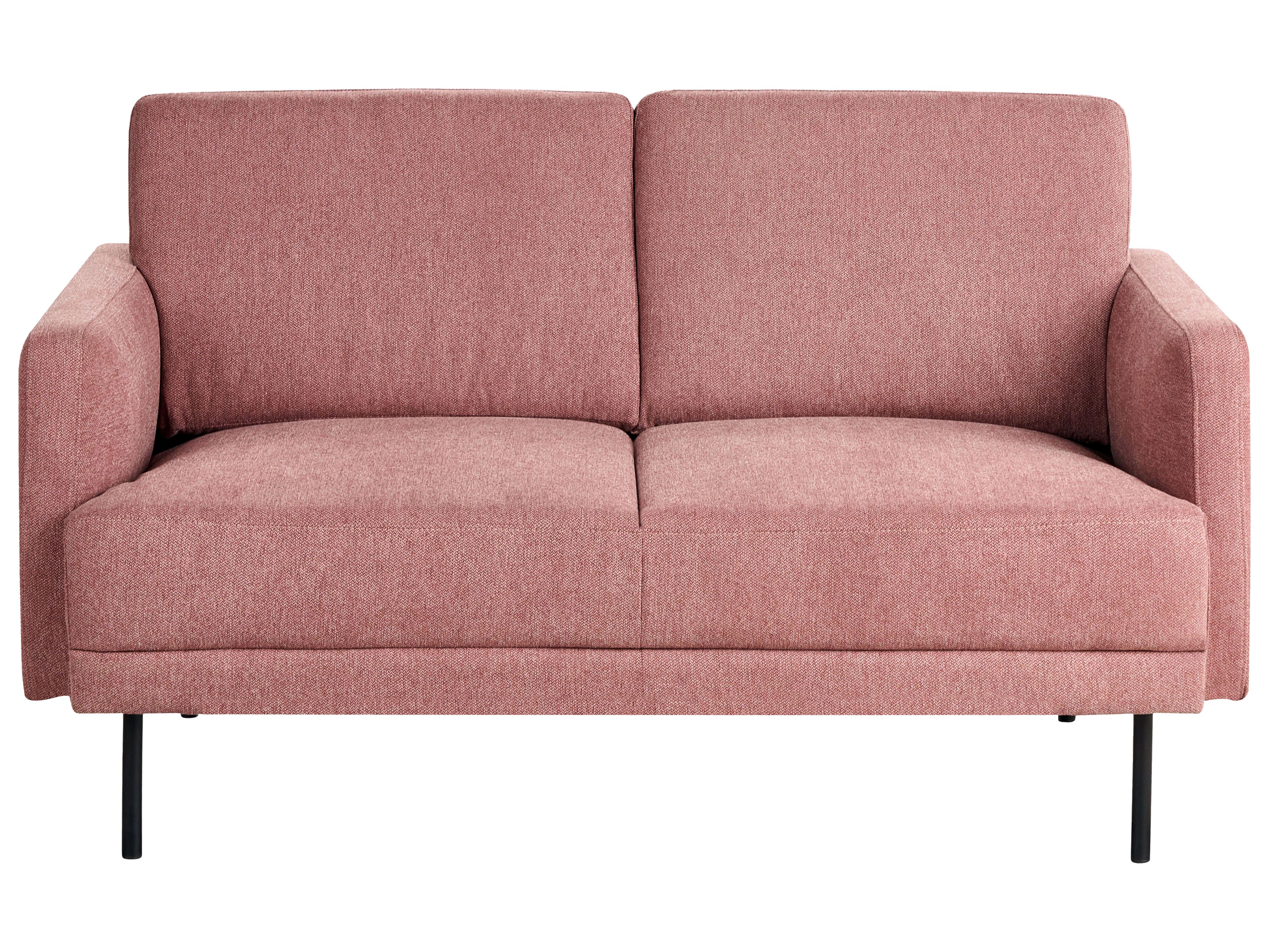 Sofa 2 Seater BREDA Fabric Pink