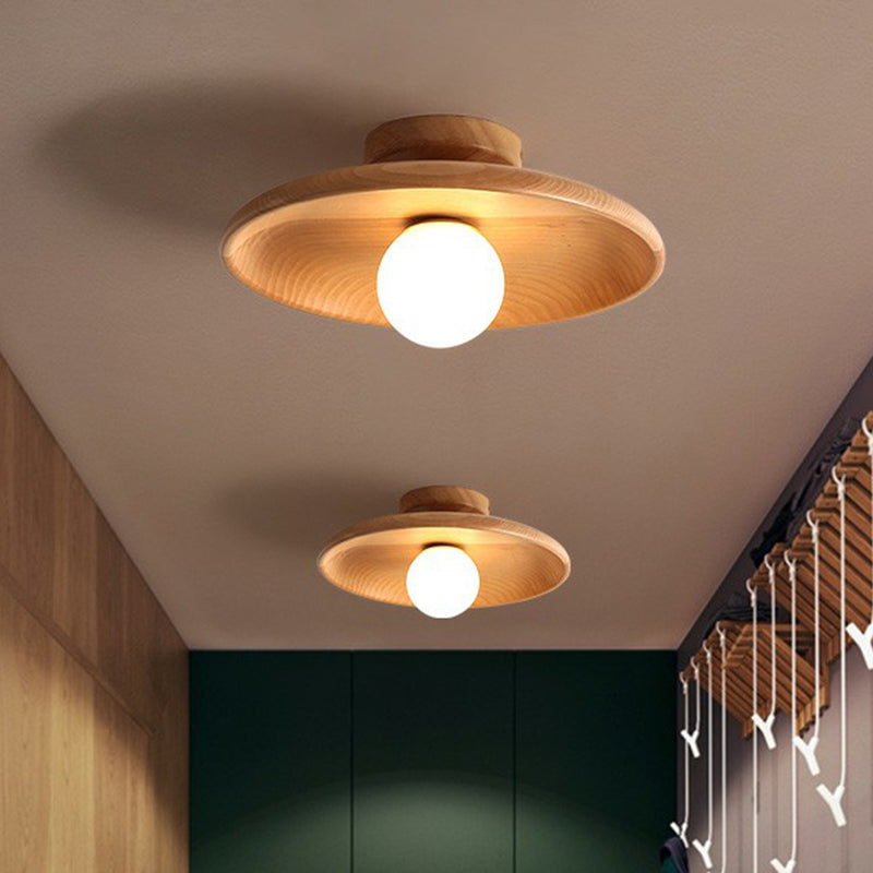 BowlLumière – Elegante Platte Plafondlamp