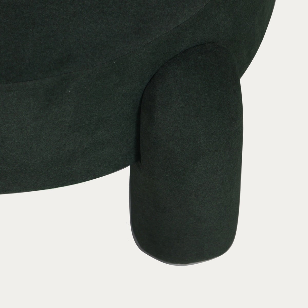 Pufa OLLERA w tkaninie zielona 65x65x36 cm