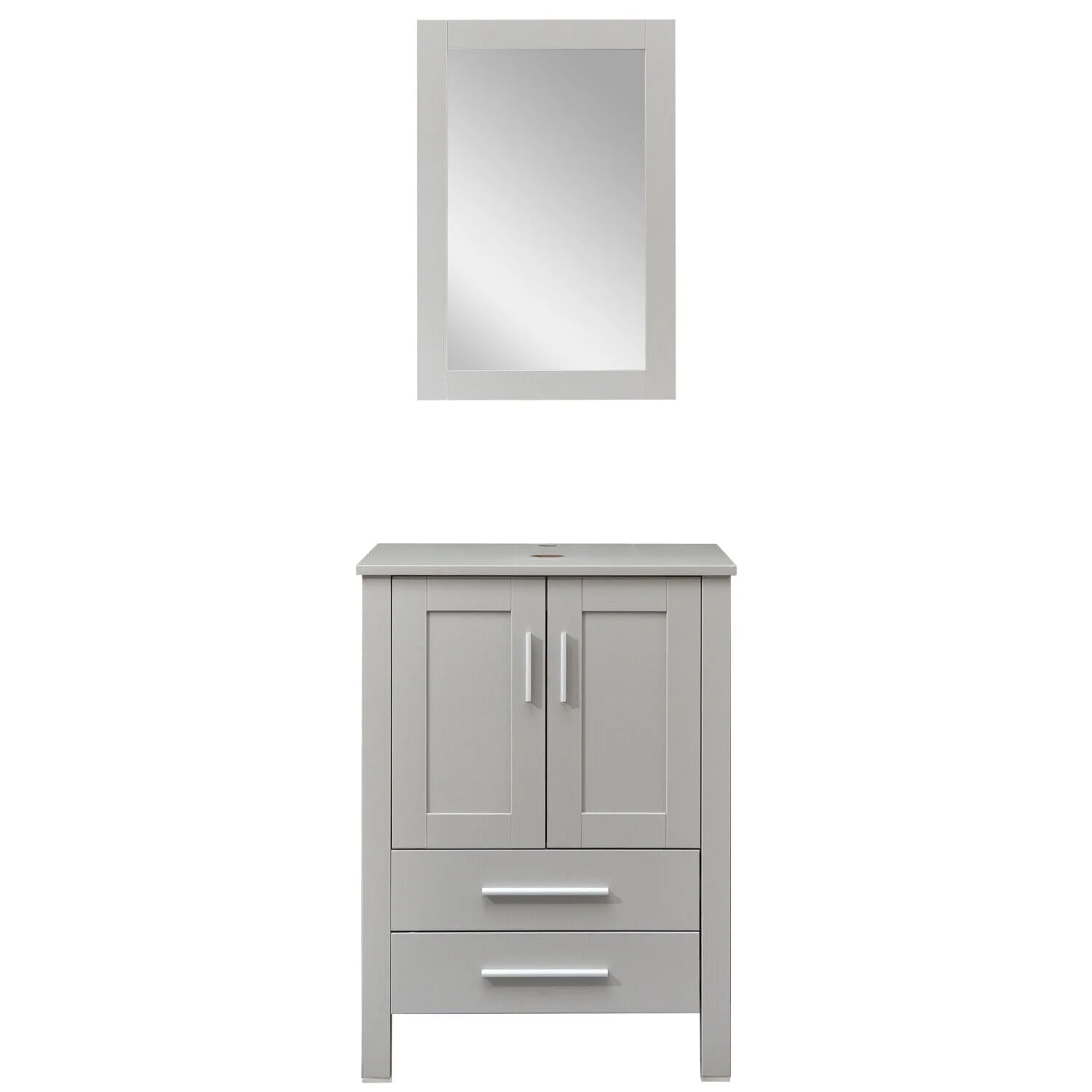 FULLWATT 24 in Bathroom Cabinet Storage Pop up Drain New (Sink Not Included)