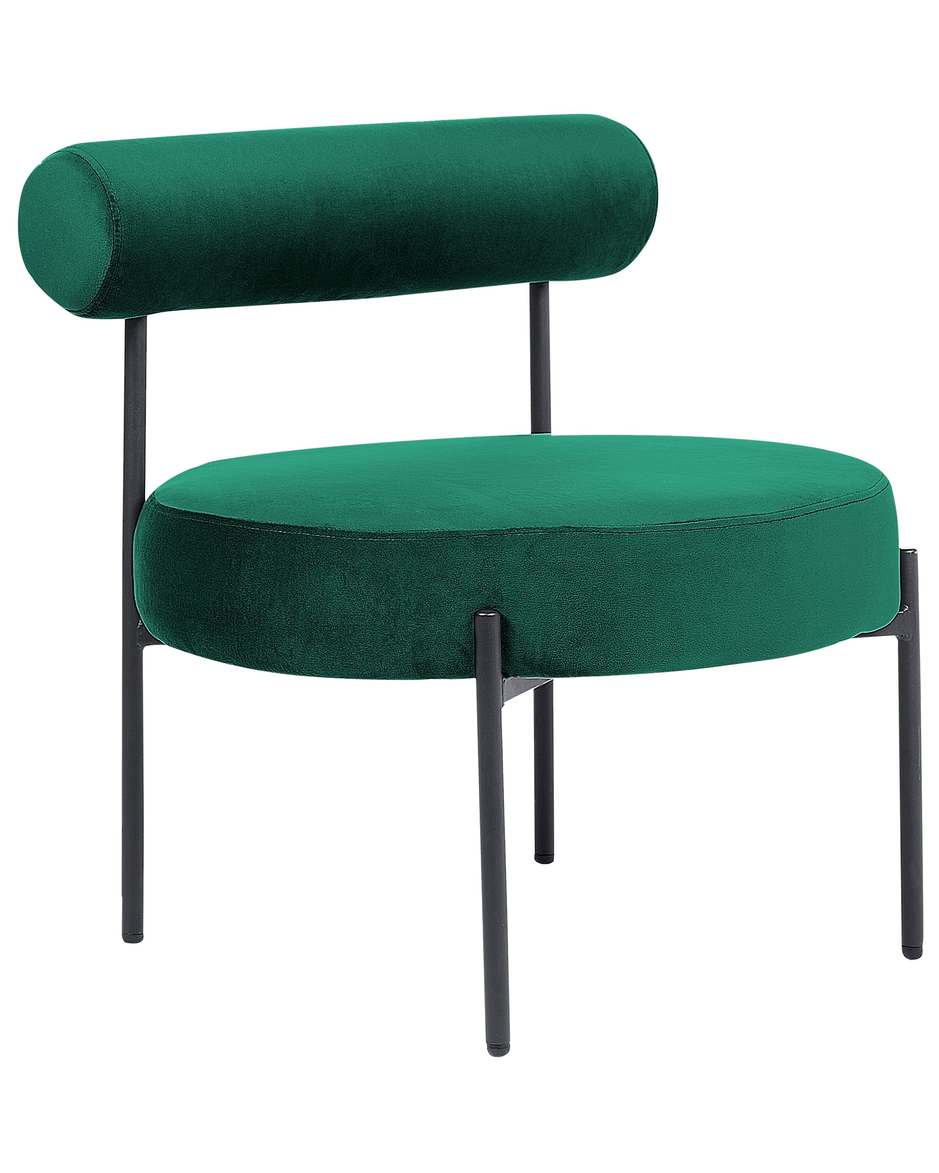 Armchair ALPHA Velvet Emerald Green