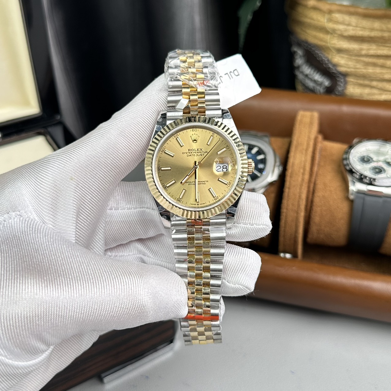 Rolex DateJust Replica Watch Gold Wrapped Jubilee Strap GM Factory 41mm - Top club