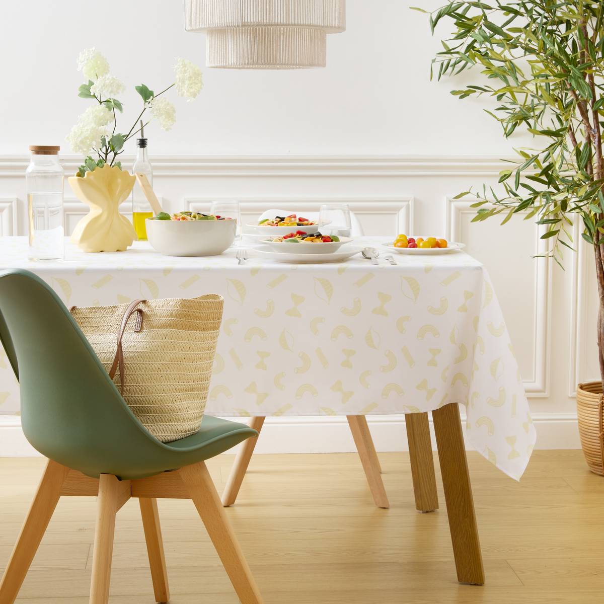 Tablecloth "Della Pasta" 240x140 cm, White