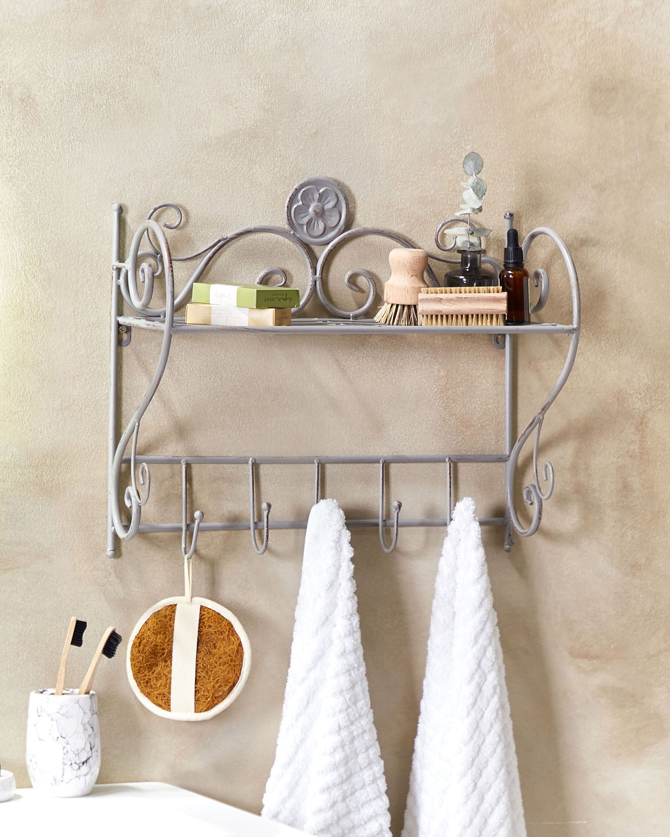 Wall Shelf OSORNO Metal Grey