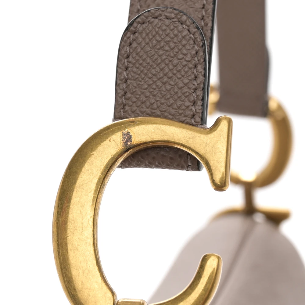 Luxury Superfake Handbags – Dior Warm Taupe Saddle Bag1:1High-quality replica