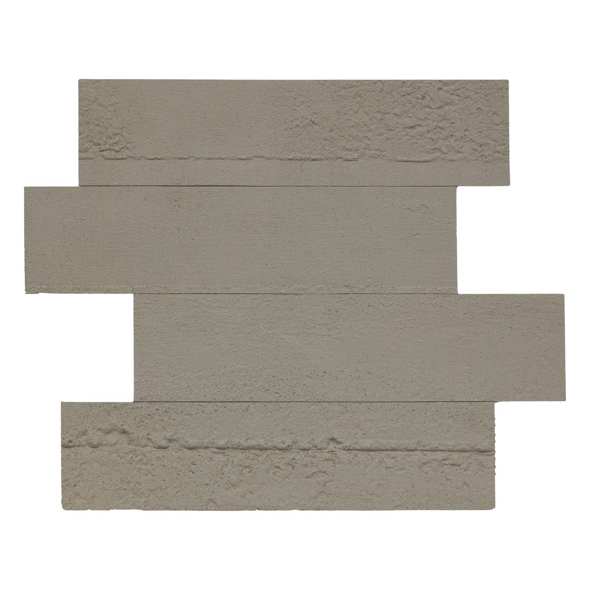 Set of 2 travertine effect wall stickers "Cary" Graphite Gray, 30x38 cm