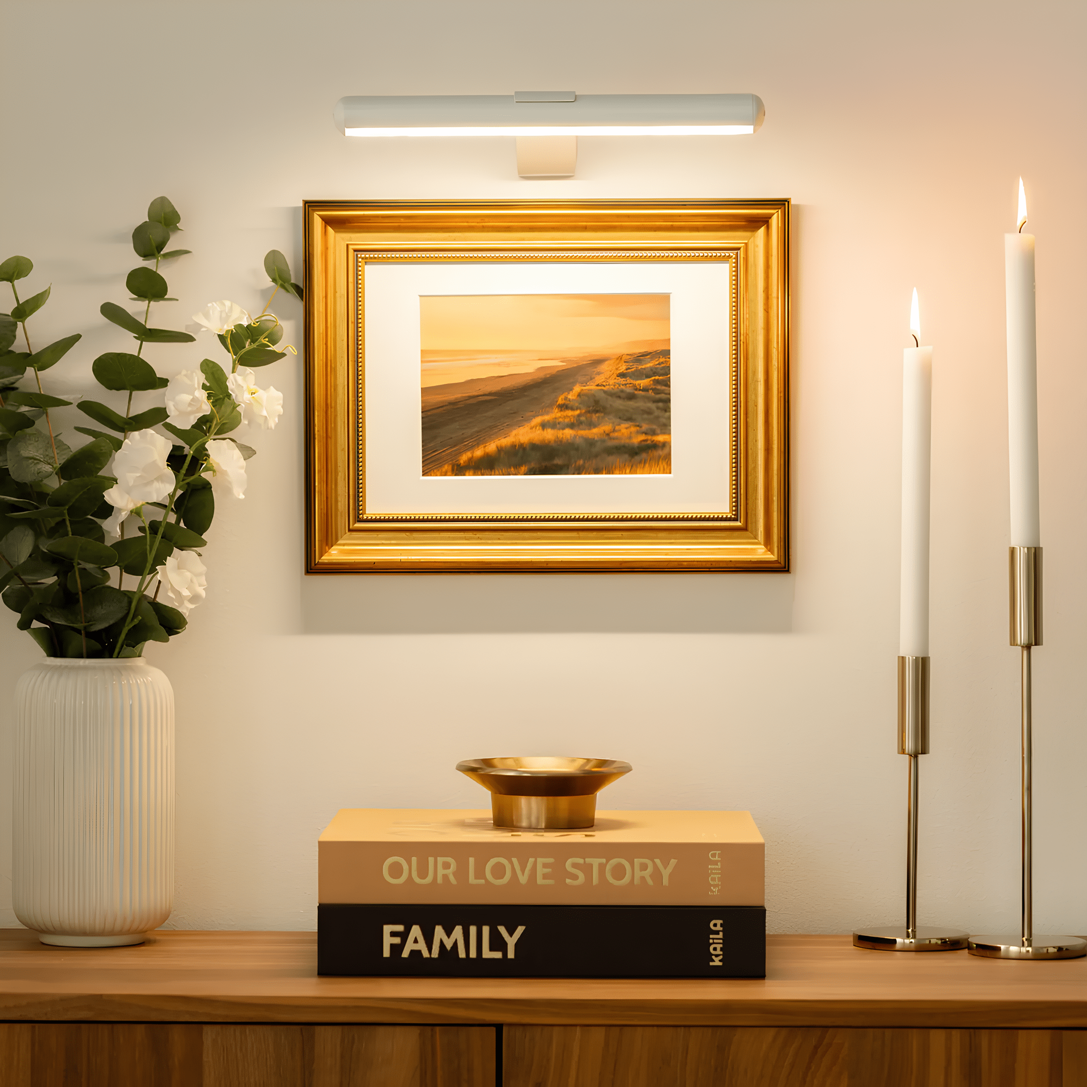 LichtFrame – Draadloze Schilderijlamp met Afstandsbediening