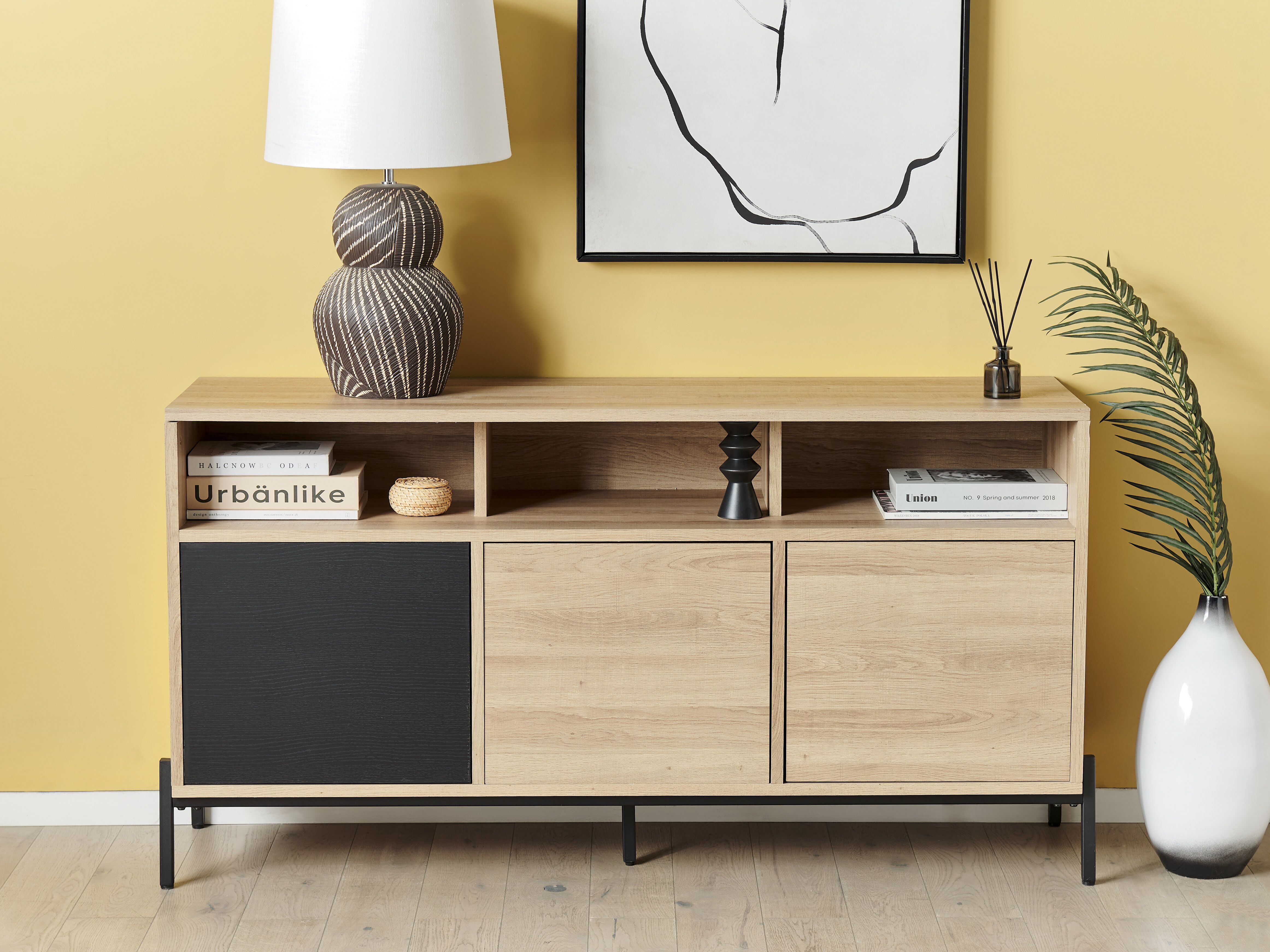 Cabinet MOINES Brown/ Black