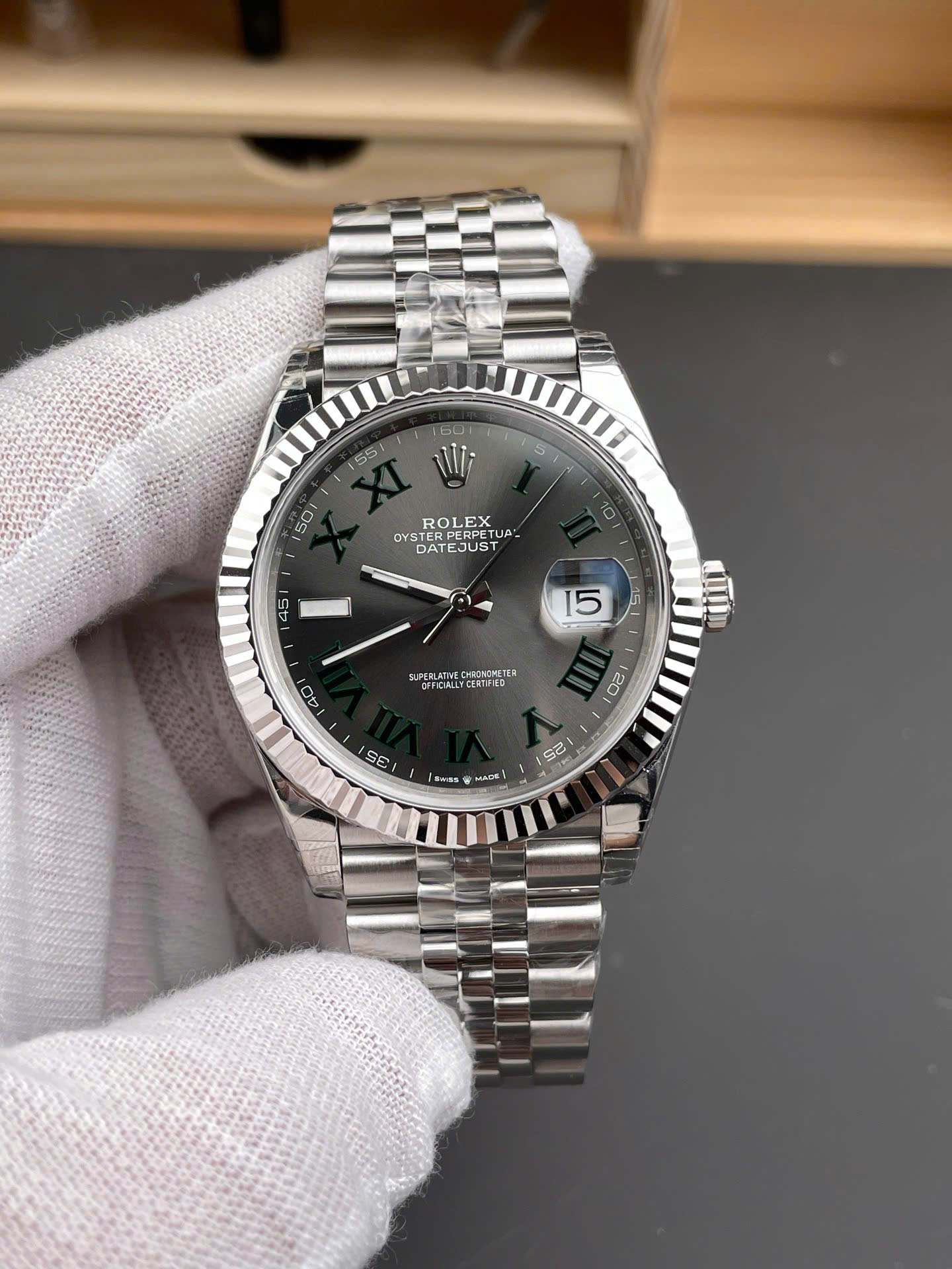Rolex DateJust 126334 High End Watch Replicas Wimbledon Dial VS Factory Men s 41mm - Elite Watch Atelier