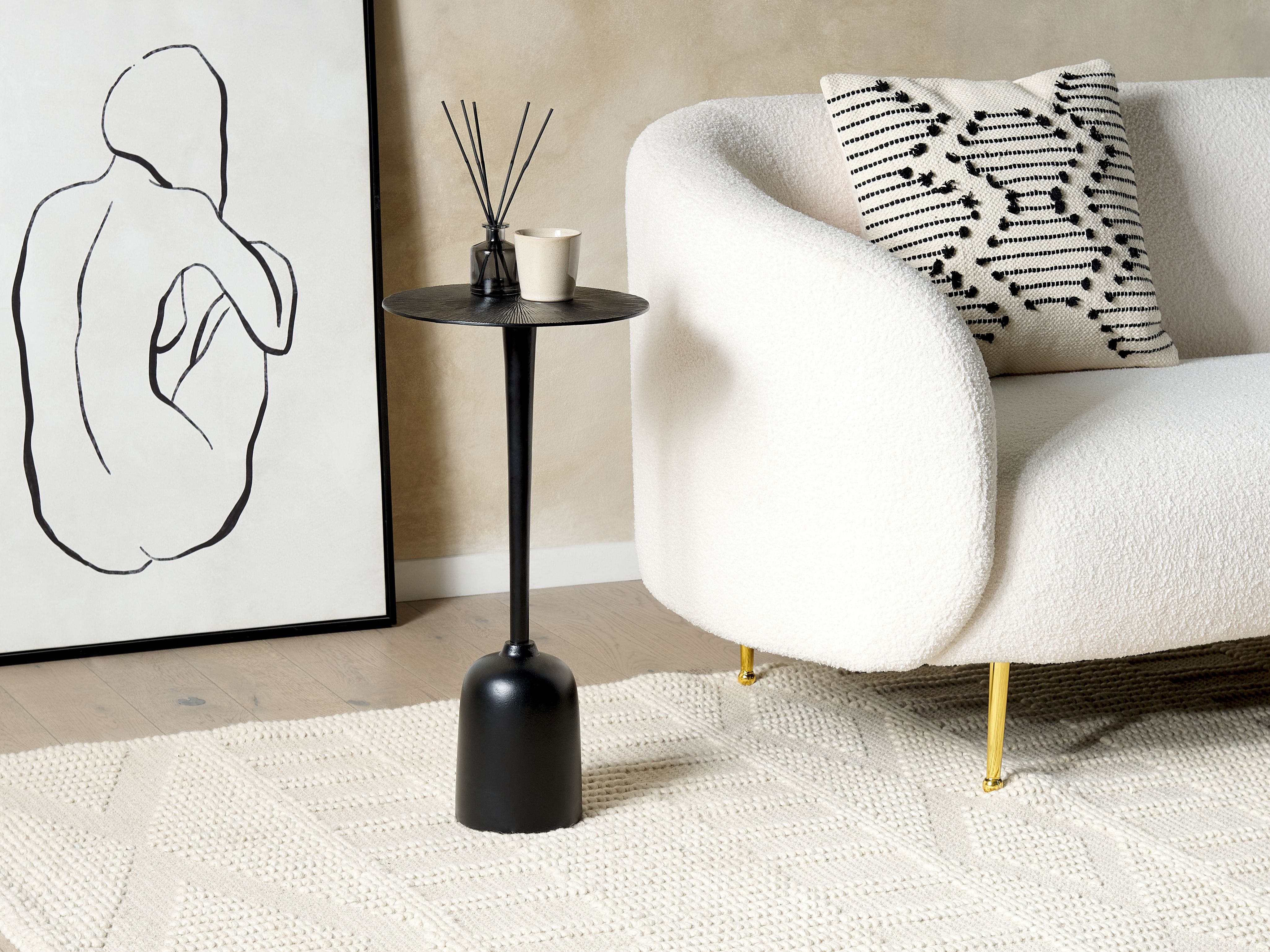 Side Table SELWYN Metal Black