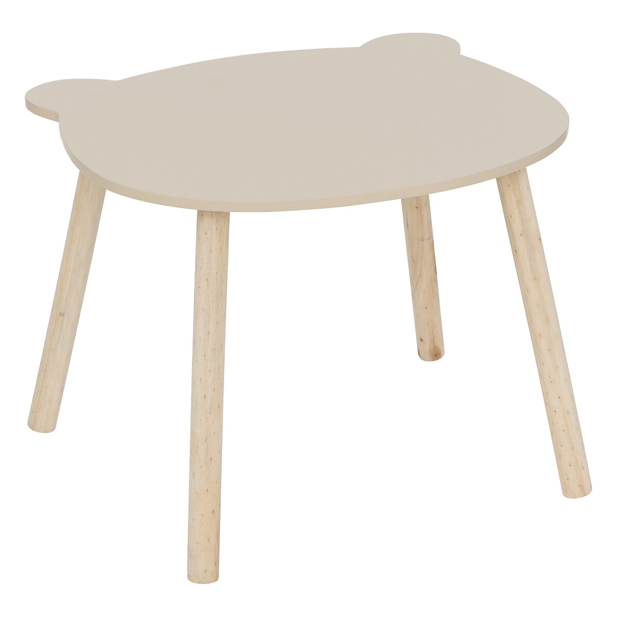 Children's table "Douceur" Beige, &Oslash; 60 cm