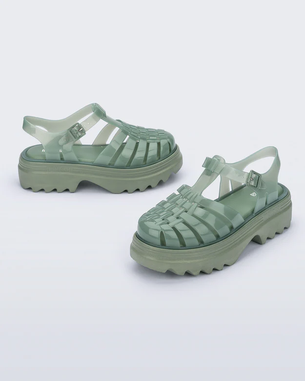 Possession Platform II Sandal - Green