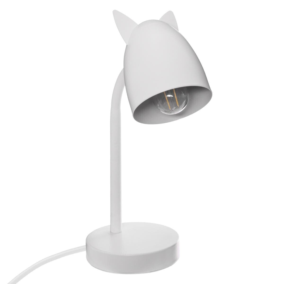 Kids lamp "Ears" White, H.31 cm