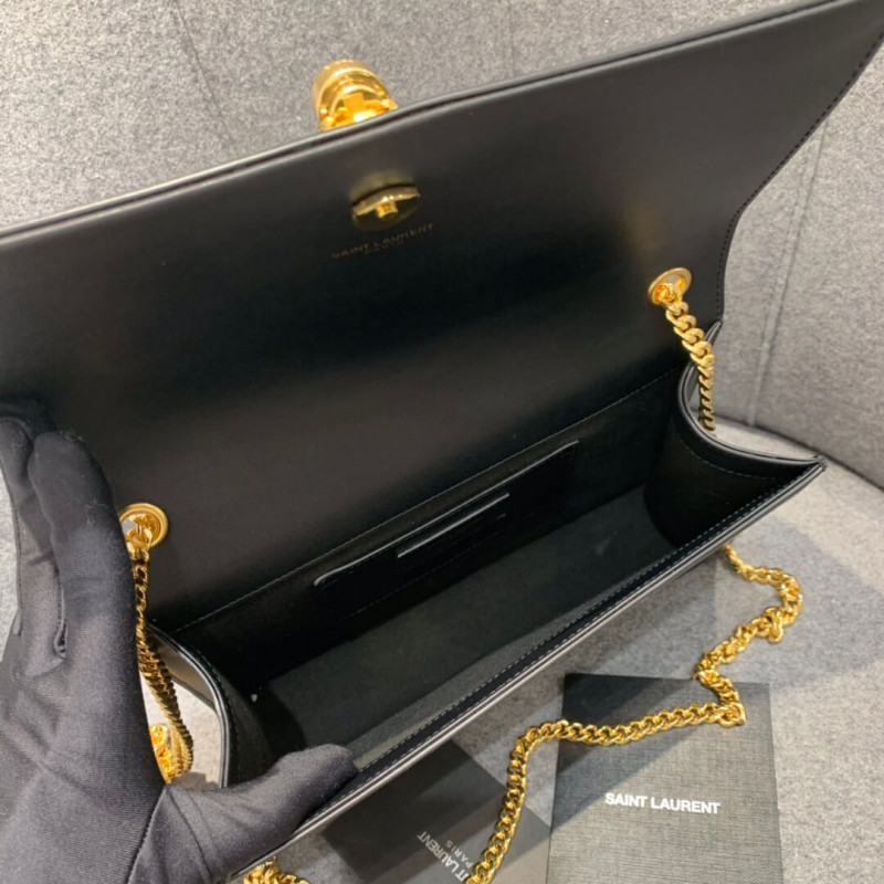 Replica Saint Laurent Smooth Calfskin Medium Classic Monogram Kate Tassel Satchel 3541191:1High-quality replica