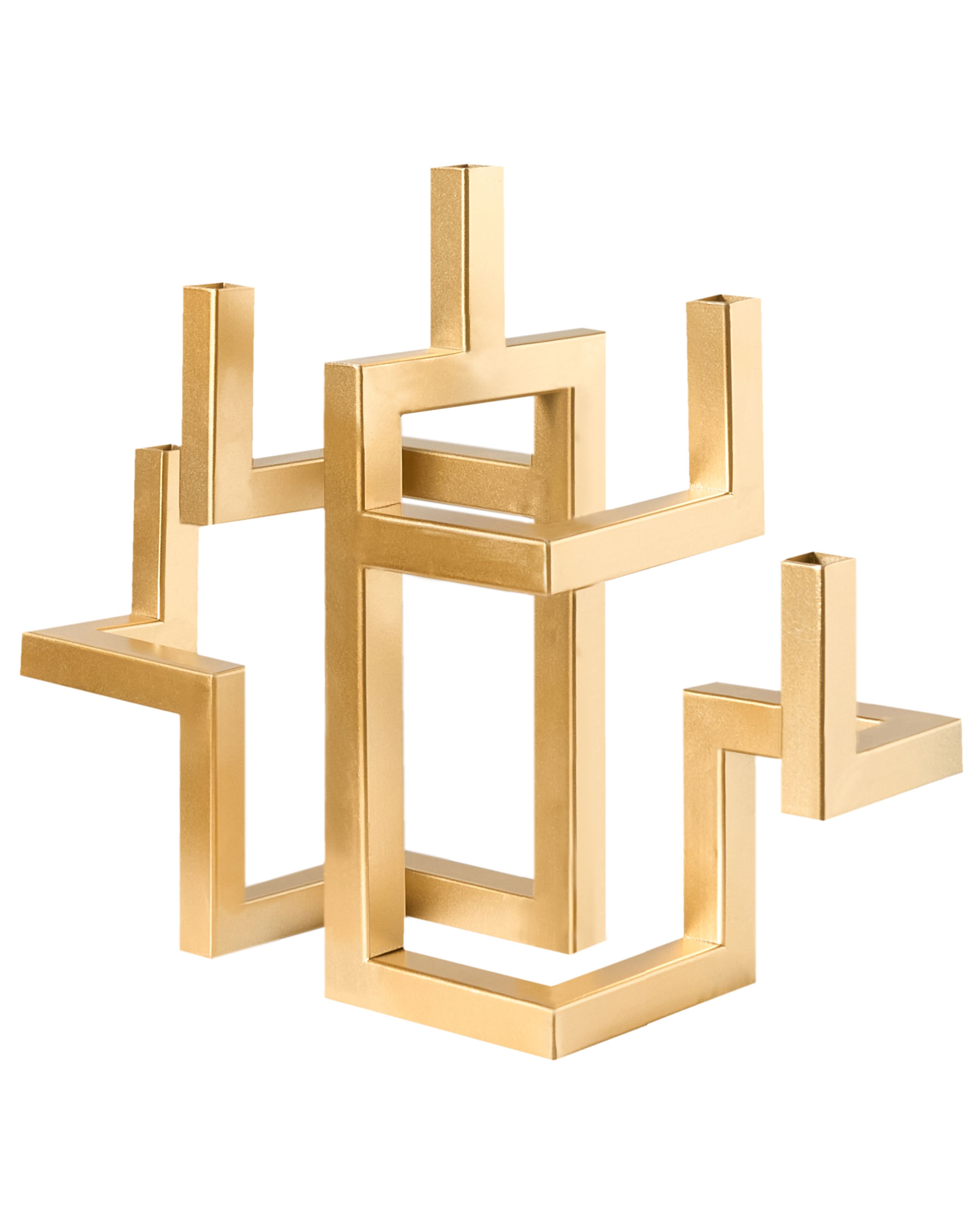 Candle Holder RAPOSO Metal 30 cm Gold