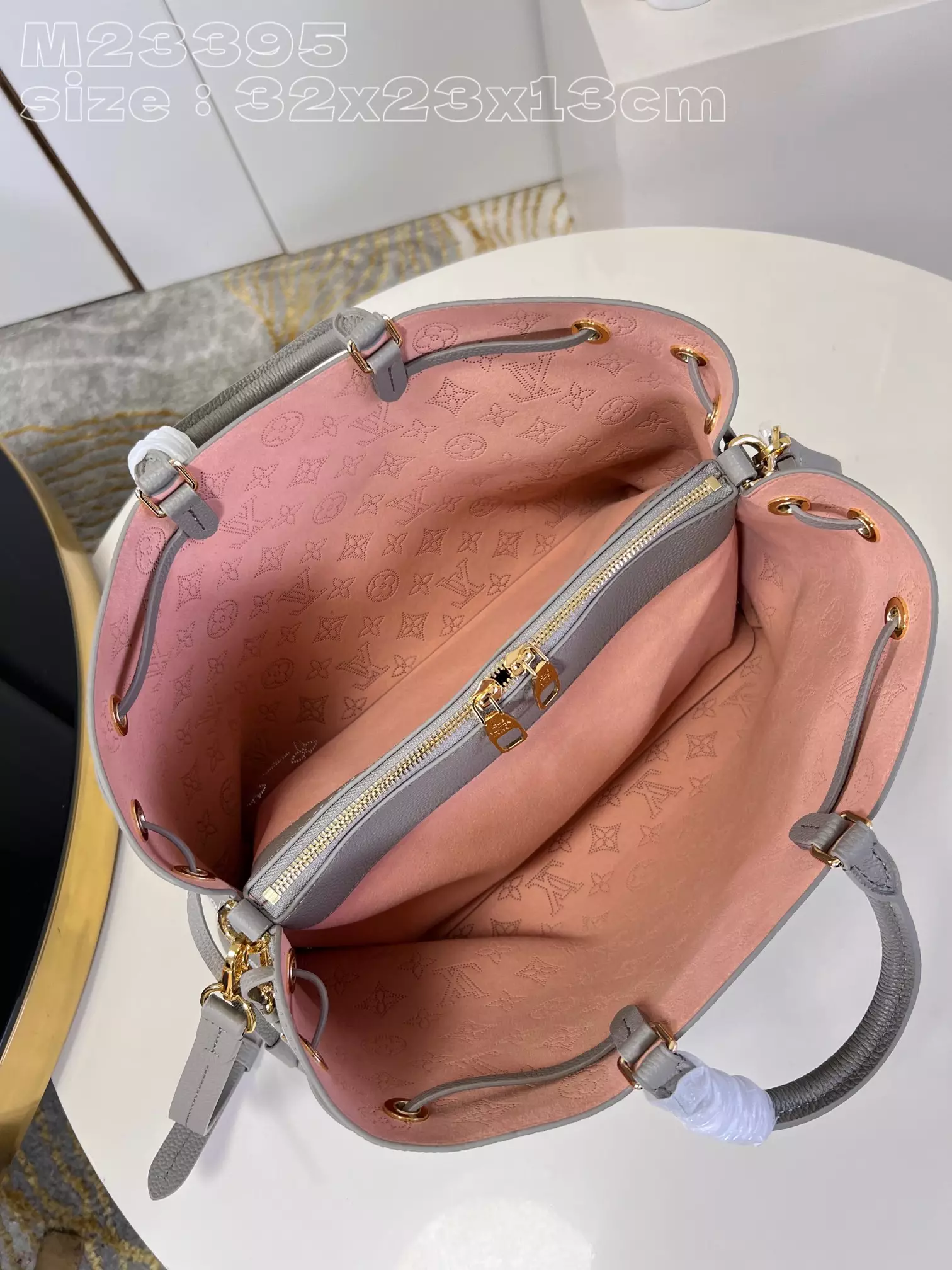 Bella Tote Gray Mahina Calfskin1:1High-quality replica