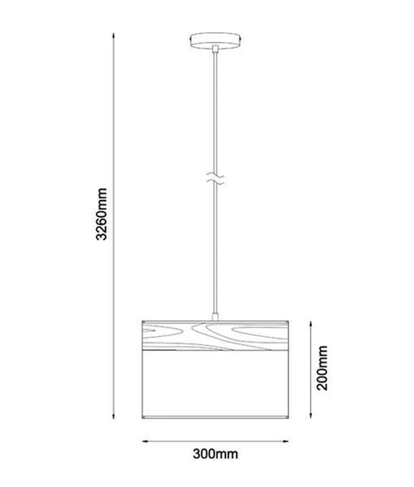CLA TAMBURA-S - 1 Light Pendant