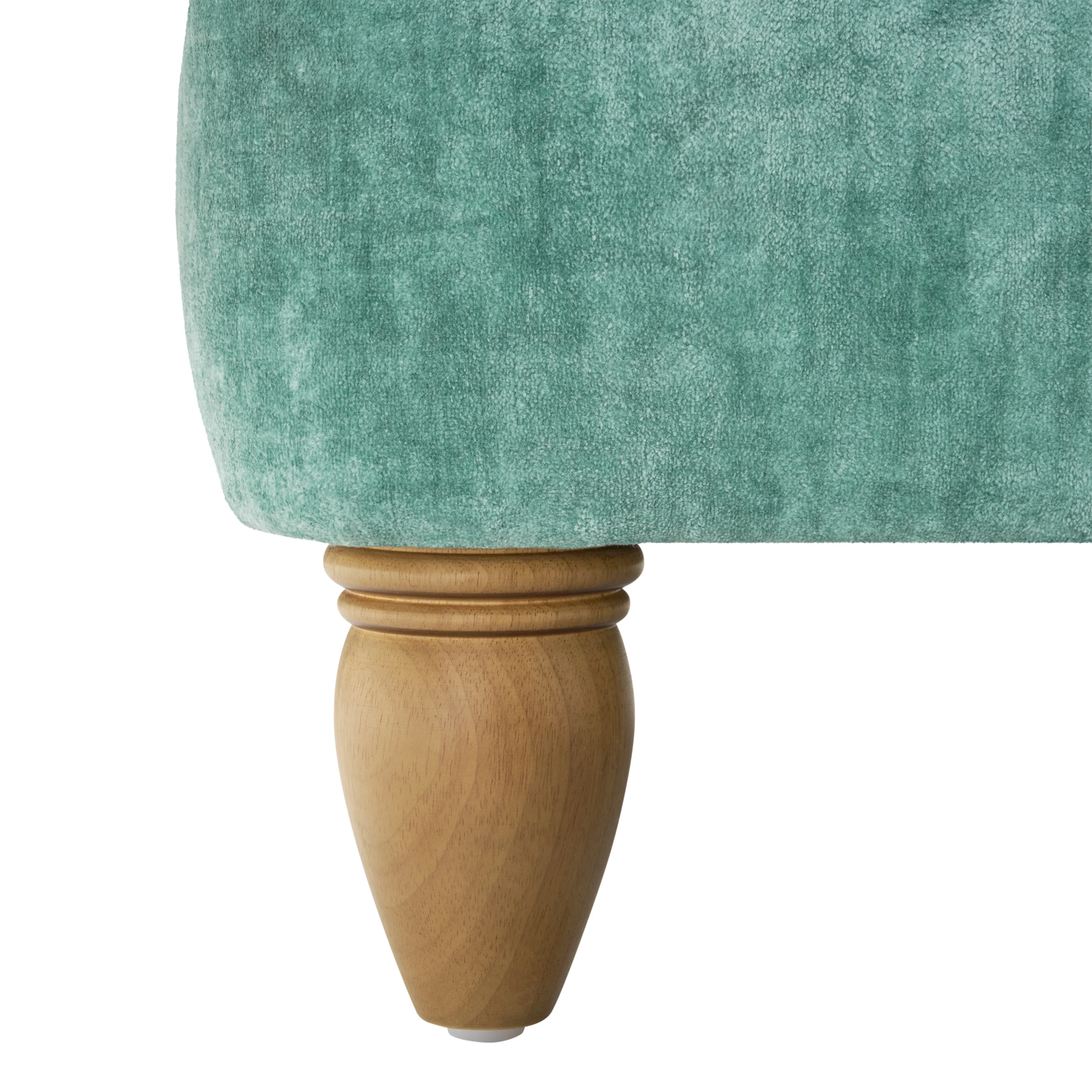 The Pioneer Woman Laurel Tufted Sofa, Cream Velvet, 79.53 in - Image 17